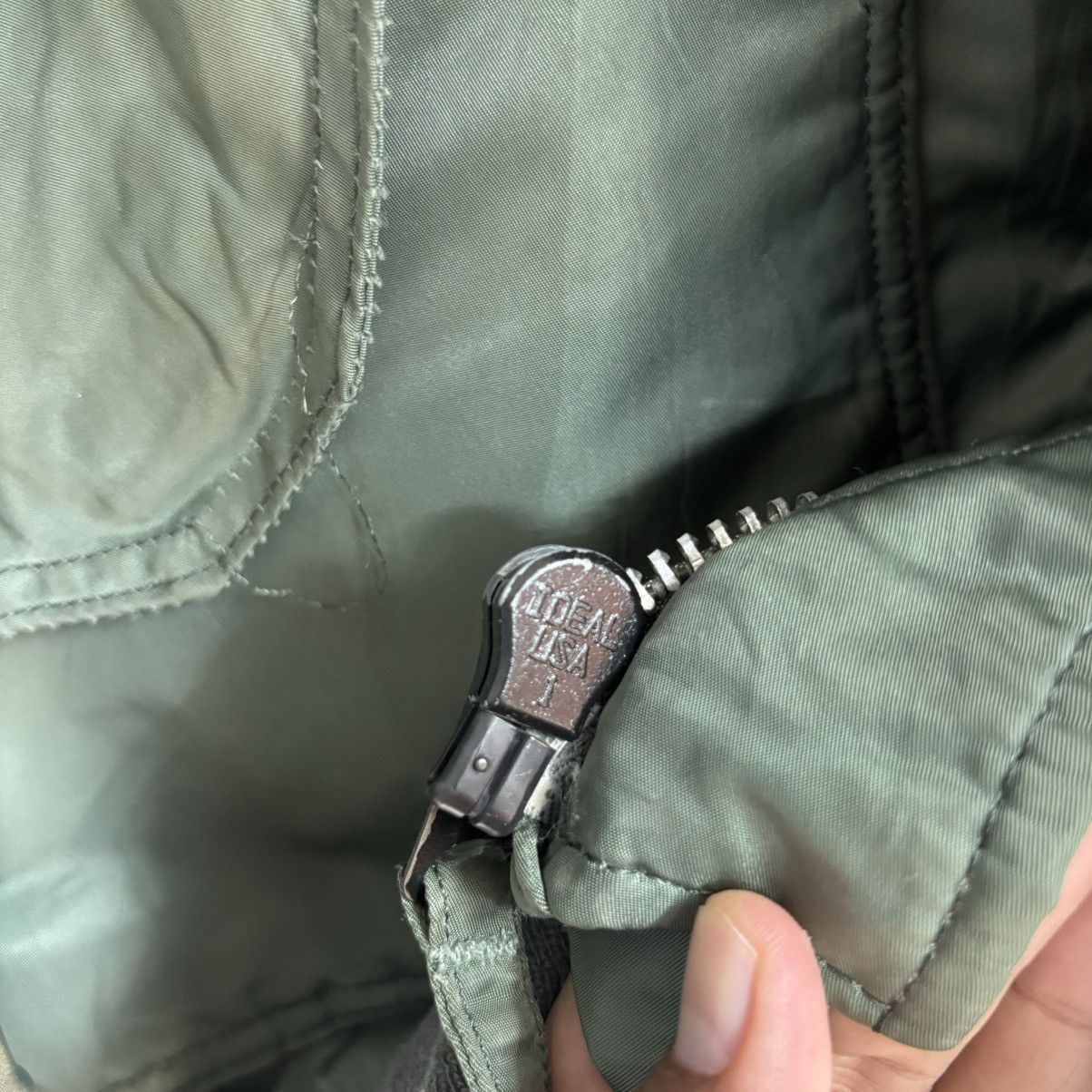 Alpha Industries × Vintage VINTAGE ALPHA INDUSTRIES BOMBER JACKET MADE IN USA Size US L / EU 52-54 / 3 - 17 Thumbnail