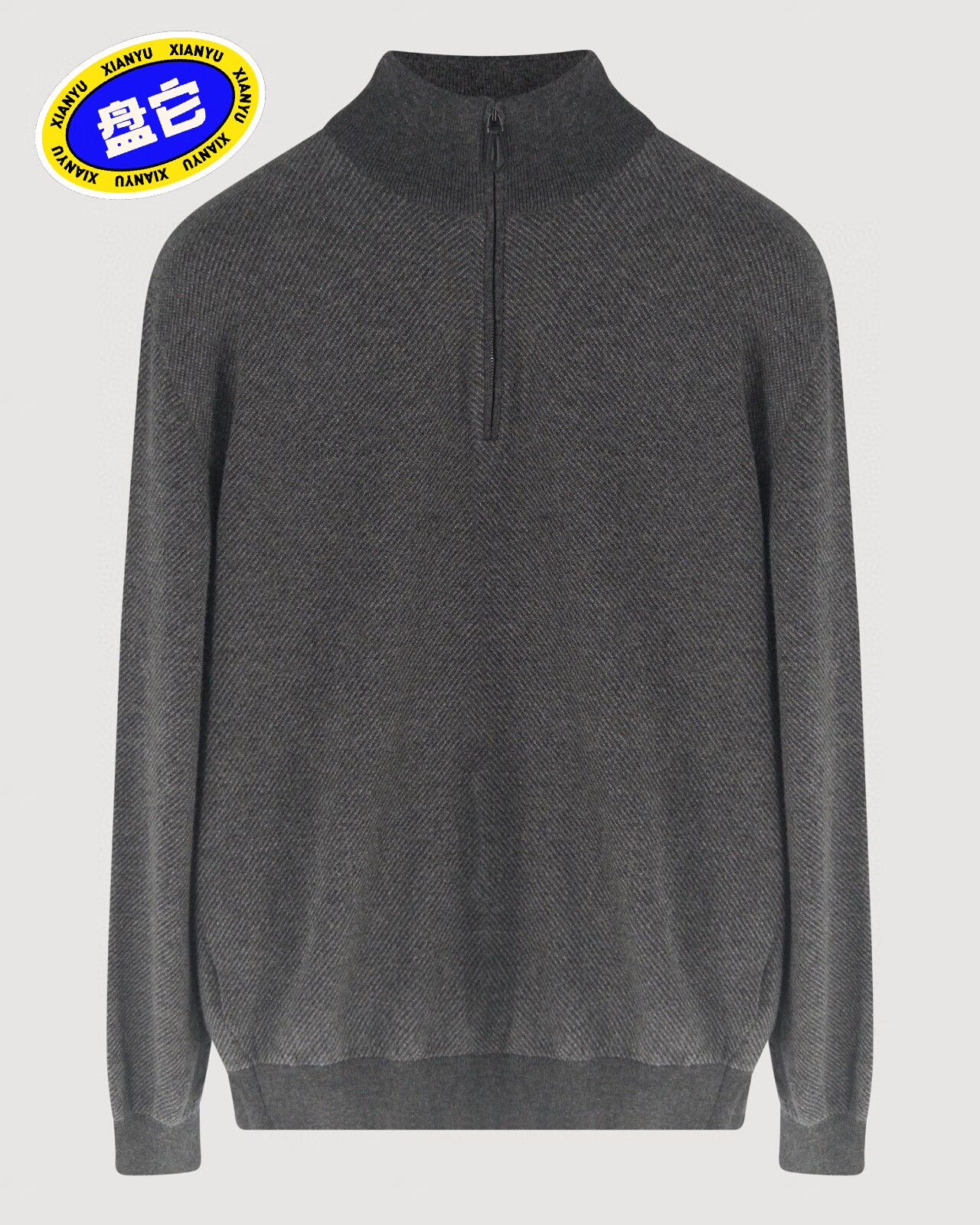 Loro Piana Loro Piana Gray Cashmere Roadster Sweater Size US L / EU 52-54 / 3 - 1 Thumbnail
