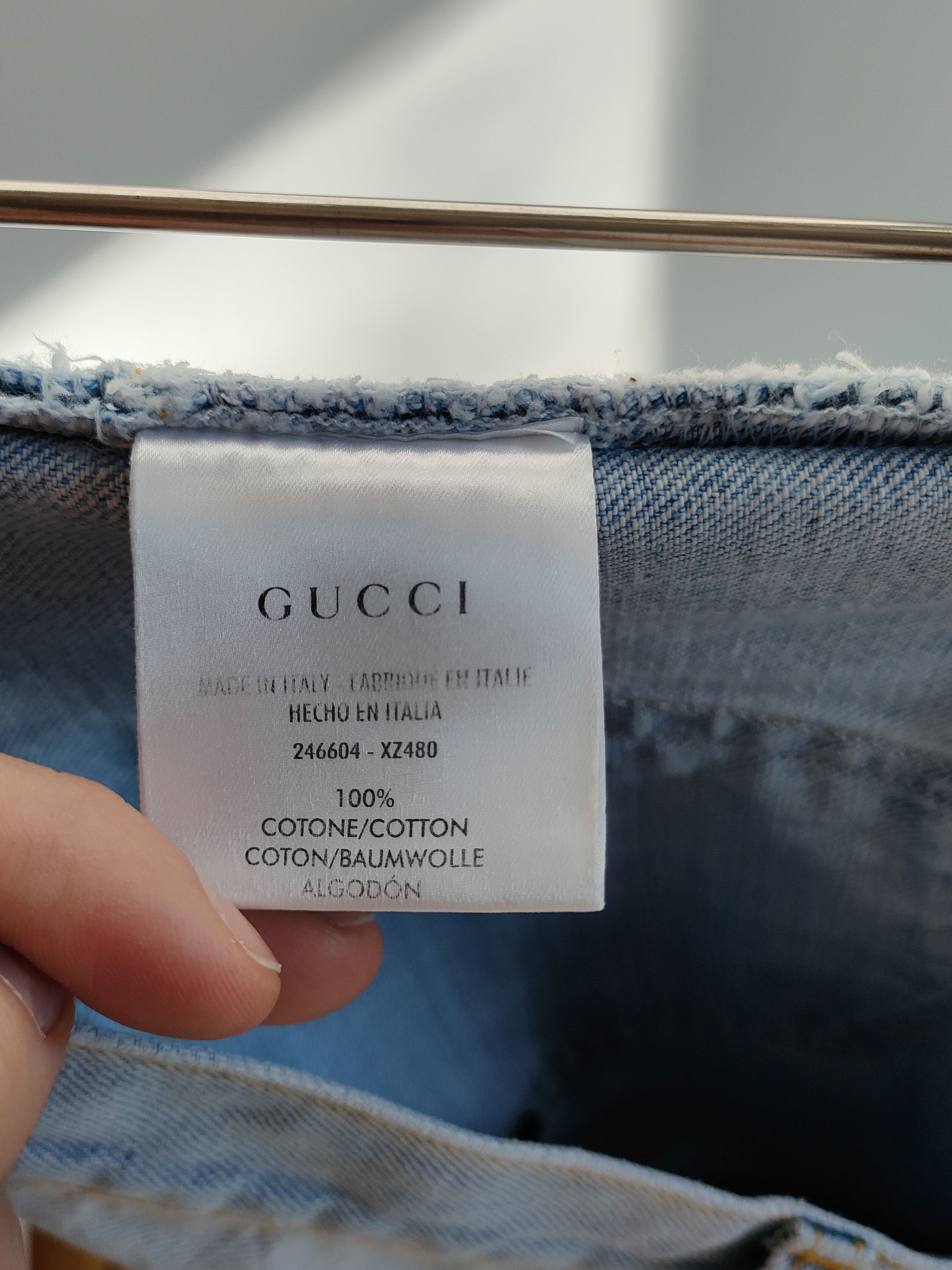 Gucci GUCCI Light Blue Skinny Jeans Size US 34 / EU 50 - 9 Thumbnail