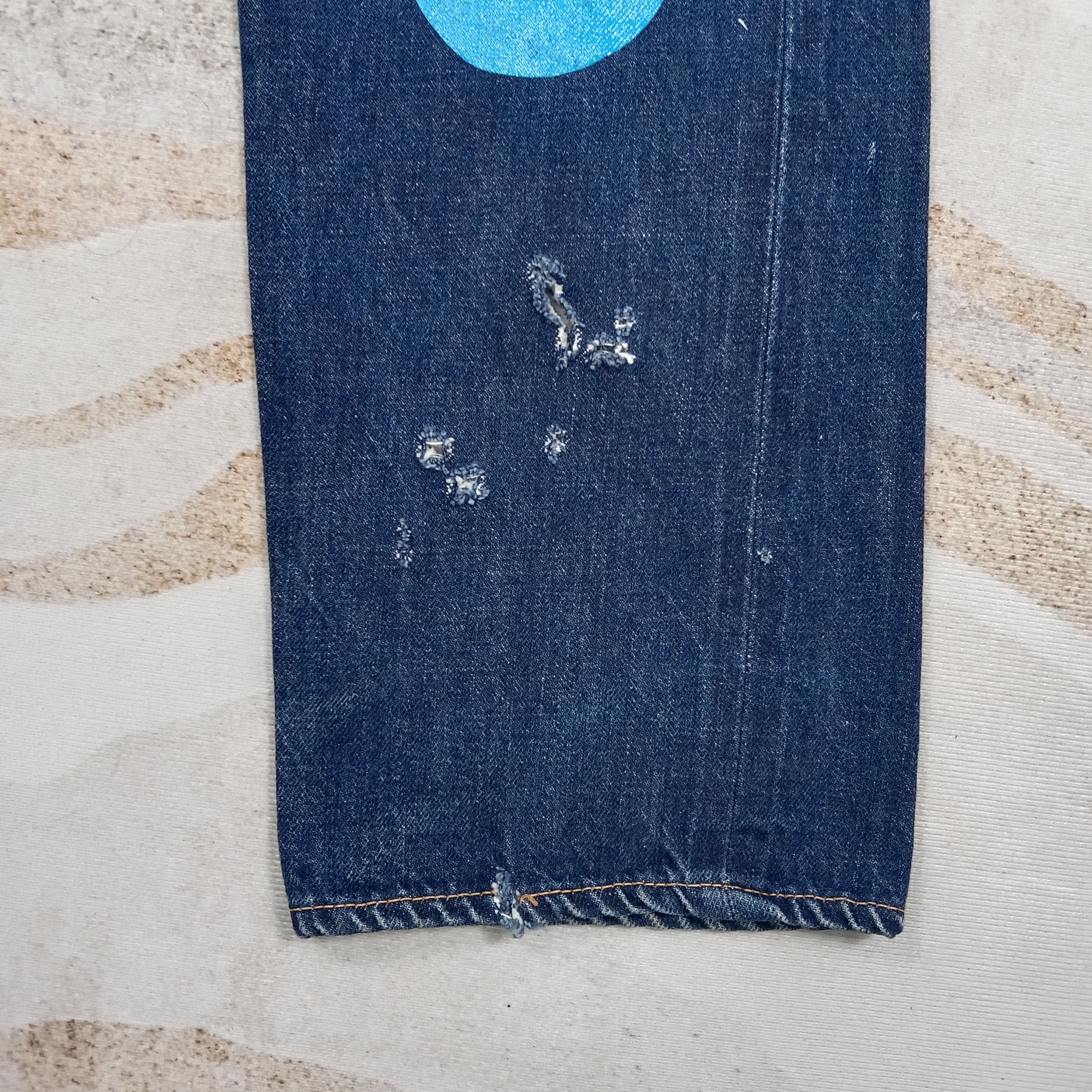 Evisu Evis Jeans Selvedge Daicock Custom Denim Jeans C280N24 Size 25" / US 0 / IT 36 - 5 Thumbnail