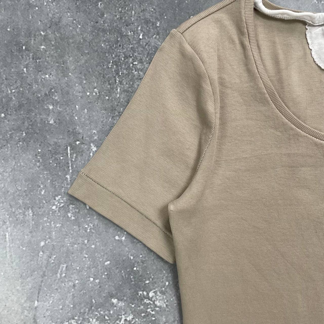 Other Lorena Antoniazzi Scoop Neck T Shirt Women’s Beige Size 44 Size M / US 6-8 / IT 42-44 - 10 Thumbnail