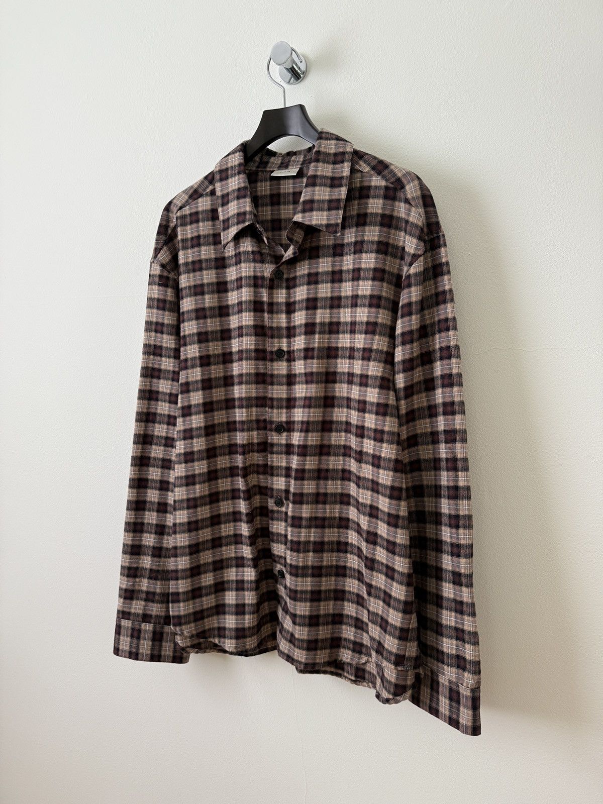 Vuja De Ross Check Flannel in Cashmere & Cotton Size US L / EU 52-54 / 3 - 4 Thumbnail