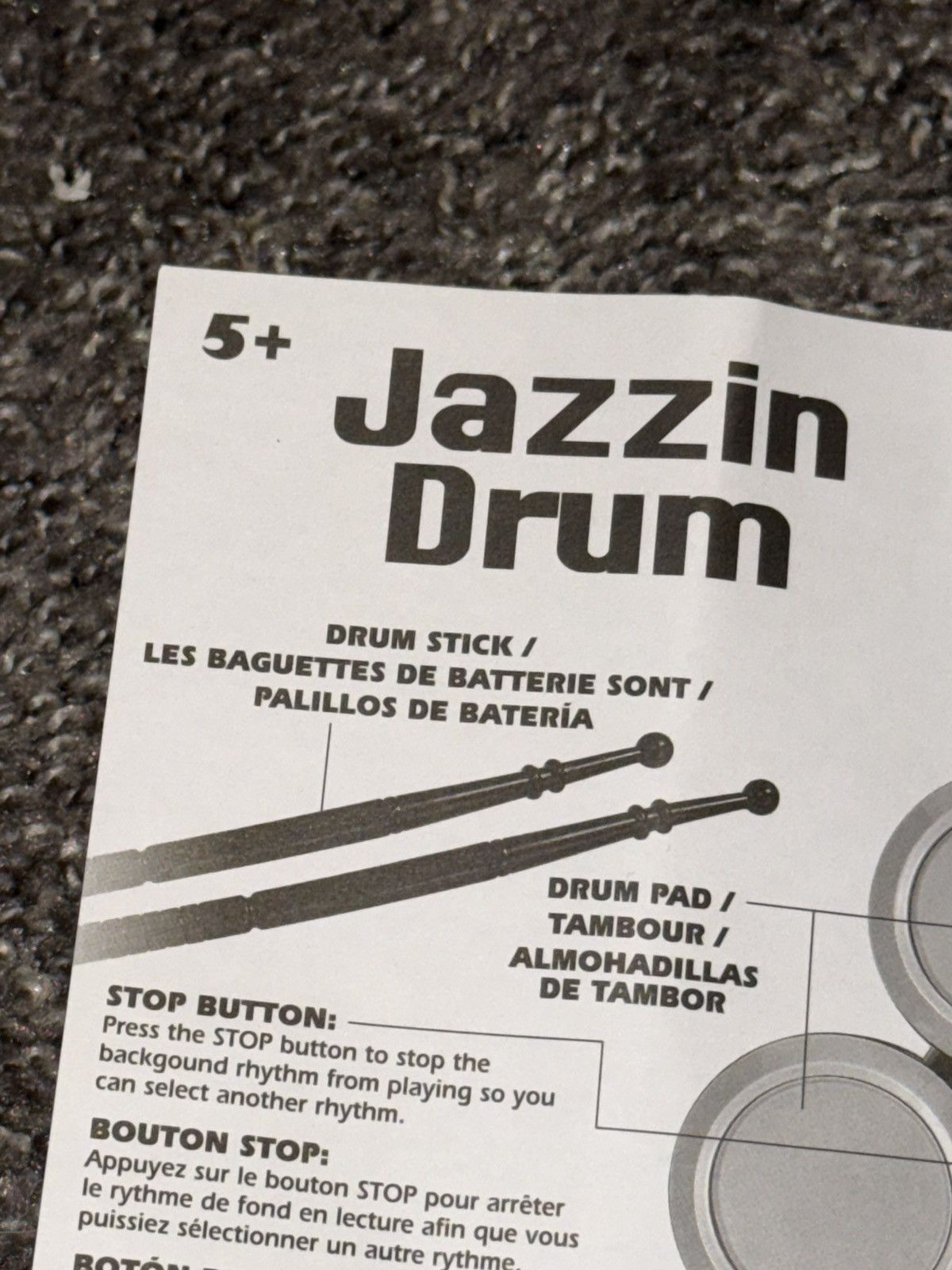 Other Kawasaki Music Jazzin Drum Toy Brand New In Box Never Used Size ONE SIZE - 13 Thumbnail
