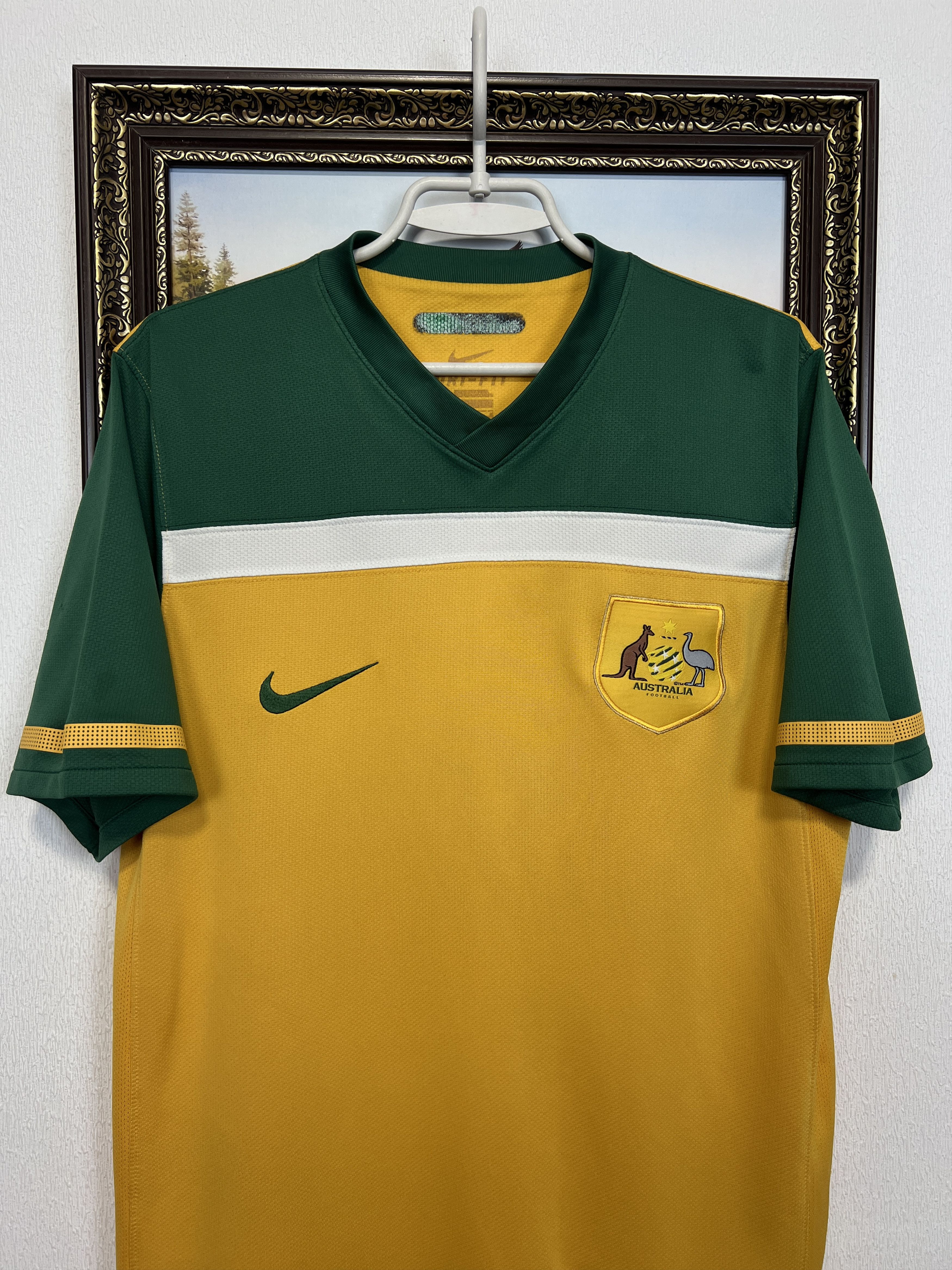 Nike Australia football shirt Soccer Jersey National Team Trikot Size US M / EU 48-50 / 2 - 2 Thumbnail