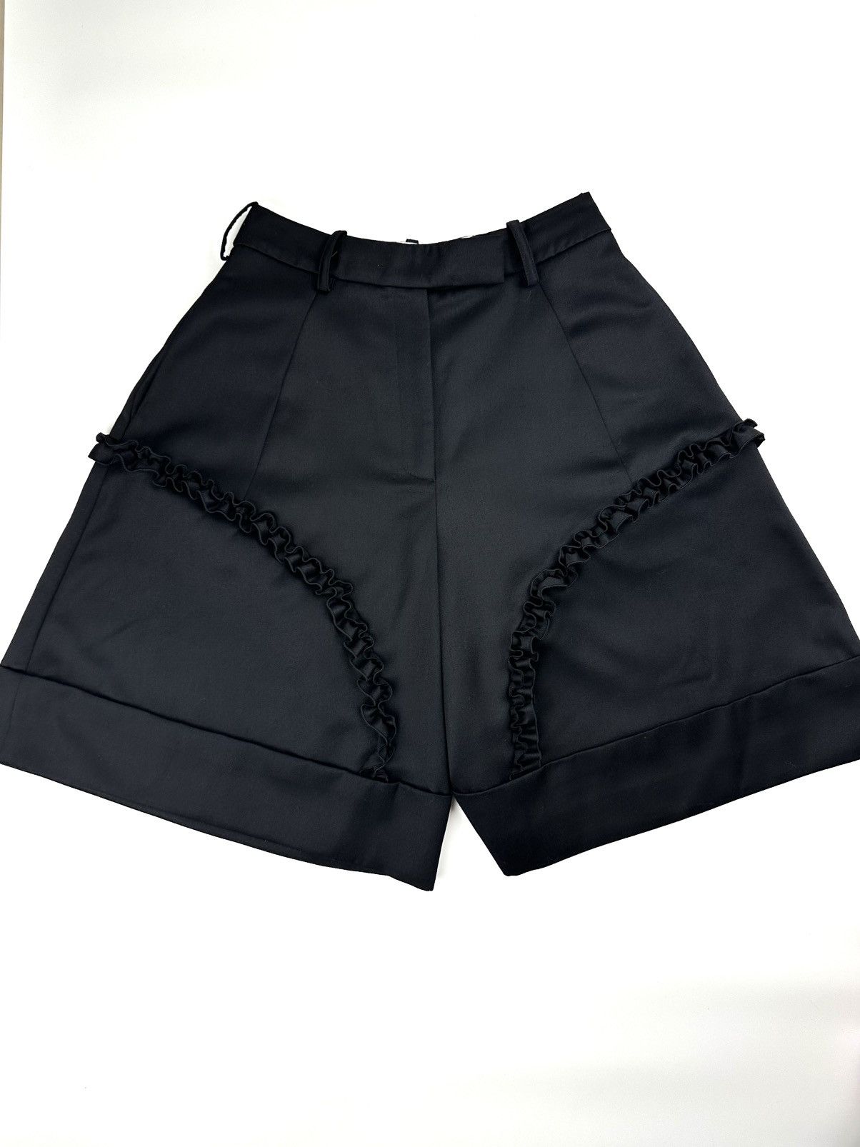 Simone Rocha SIMONE ROCHA Ruffle- Trim Wide Leg Shorts Size 25" / US 0 / IT 36 - 1 Thumbnail