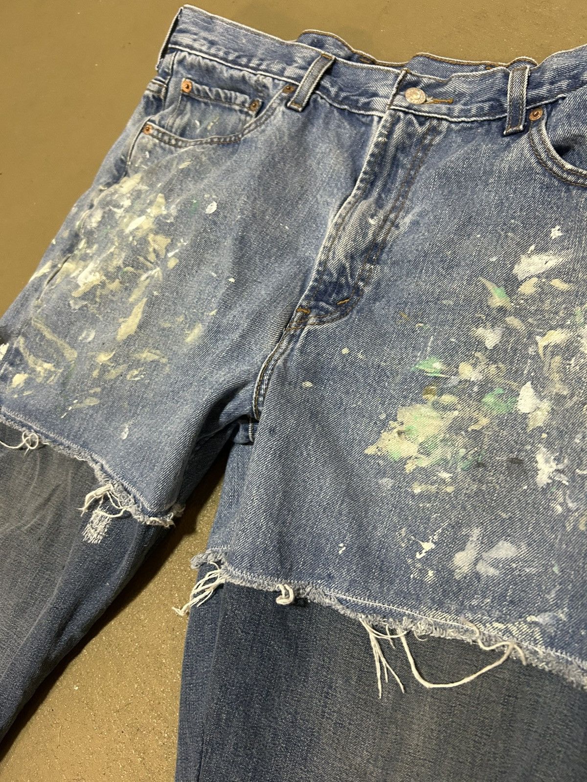 Other 1/1 Your World reconstructed vintage Levi’s denim jeans Size US 38 / EU 54 - 2 Thumbnail