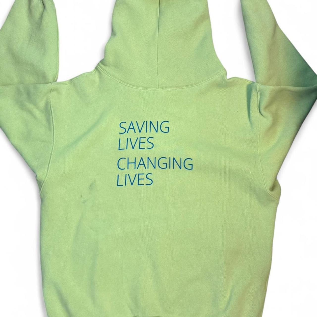 Balenciaga Neon World Food Programme / WFP Buttoned Hoodie Size US S / EU 44-46 / 1 - 2 Thumbnail