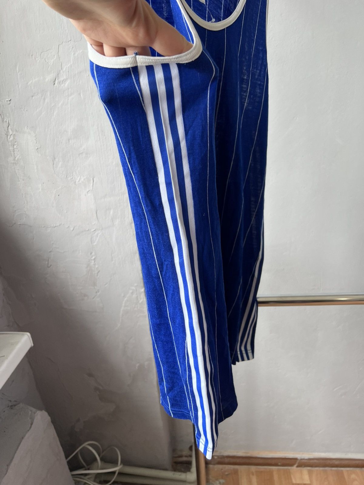 Adidas 70/80’S RARE ADIDAS VENTEX RUNNING TRAIN/ARMY VEST JERSEY Size US M / EU 48-50 / 2 - 7 Thumbnail