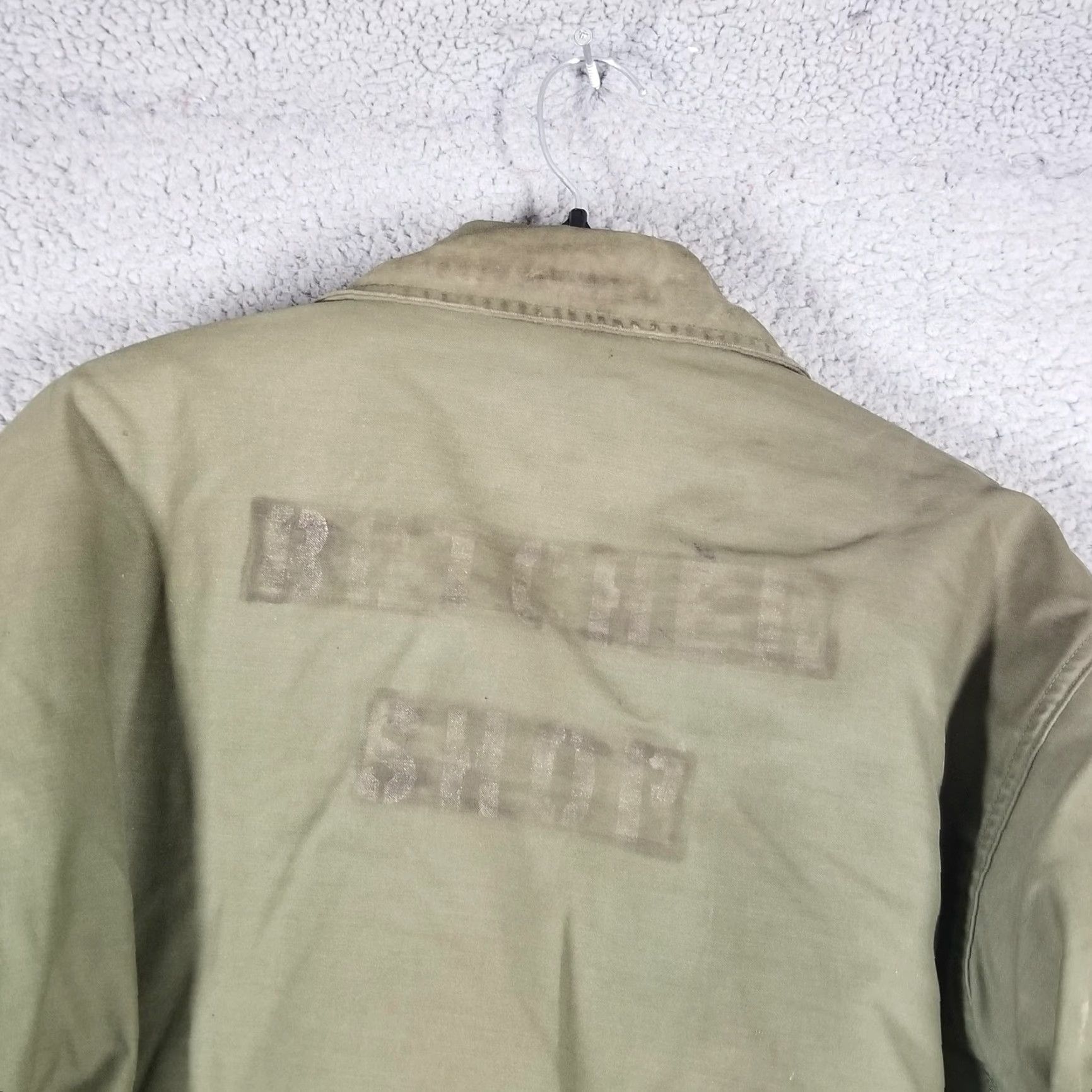 CO VINTAGE Vanderbilt Shirt Co Jacket Mens XL Olive Green Deck Chore Coat "BUTCHER SHOP" Military Workwear Mens XL Size US XL / EU 56 / 4 - 3 Thumbnail