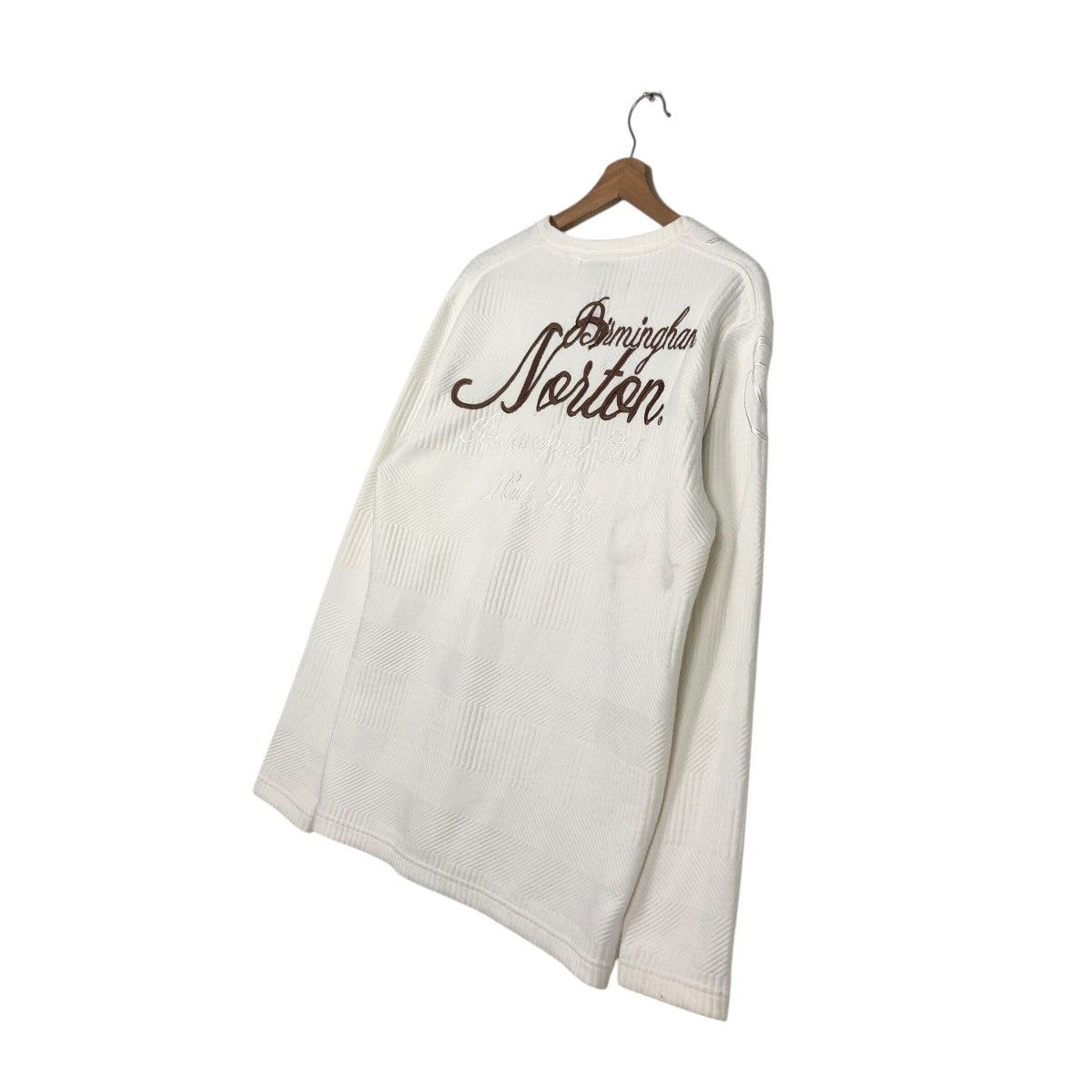 Japanese Brand Vintage Sweatshirt Norton Big Logo Design Biker Punk Design Size US L / EU 52-54 / 3 - 12 Thumbnail