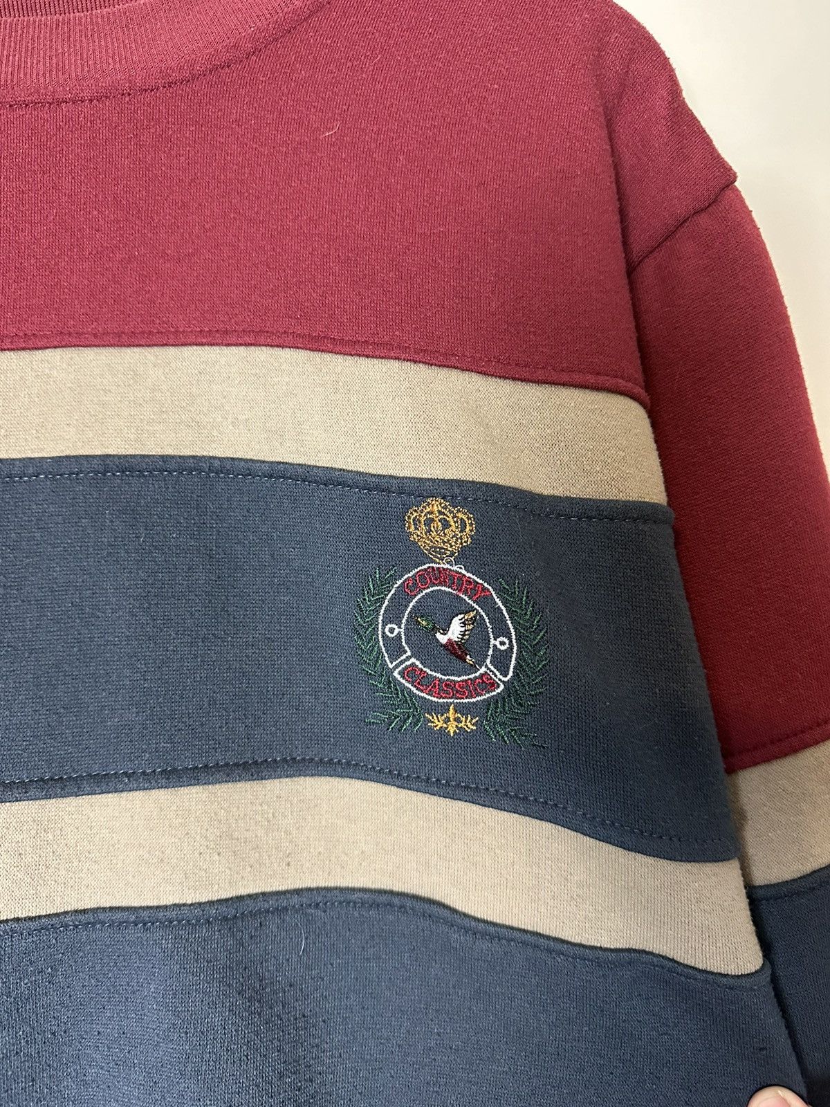 Vintage Vintage Country Classics Colour Blocking Crewneck Medium Size US M / EU 48-50 / 2 - 4 Thumbnail