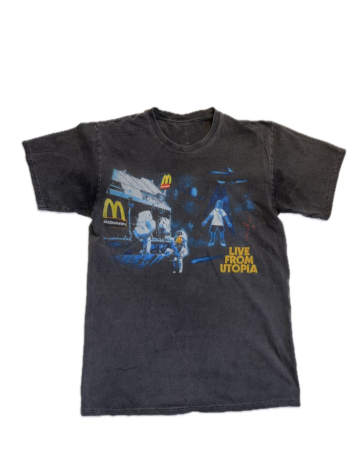 Travis Scott x Mcdonalds Live From Utopia Tee