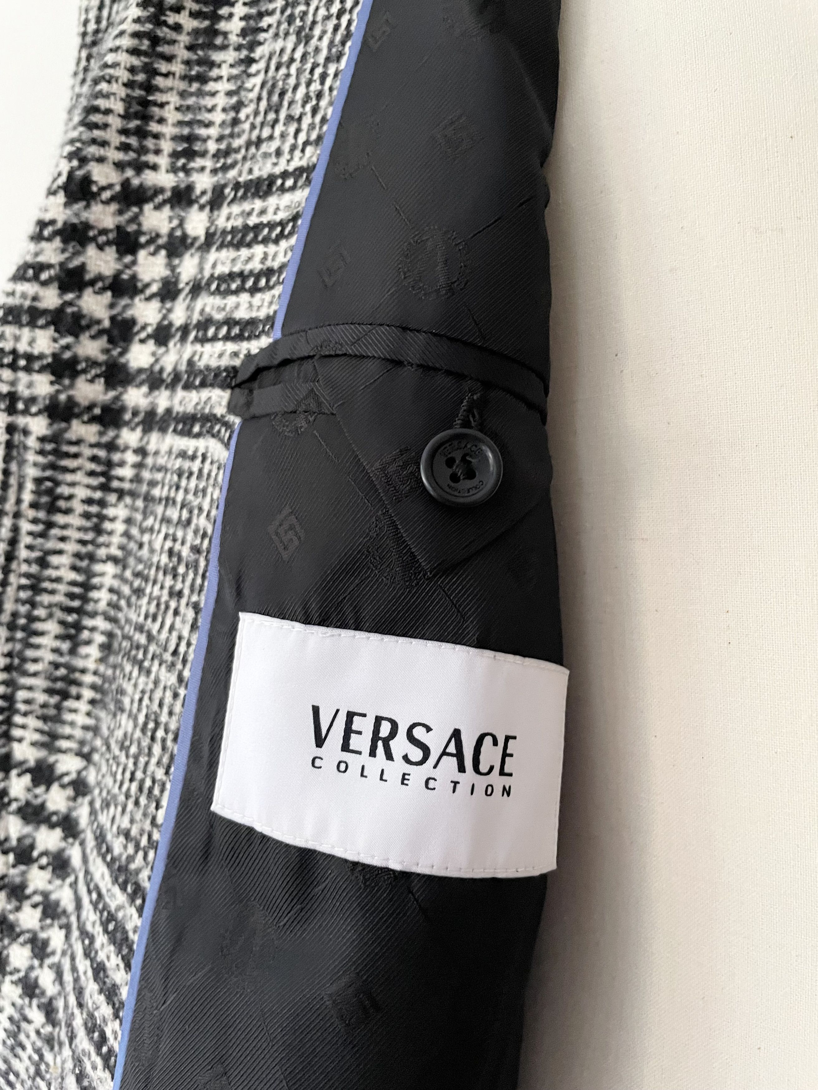 Versace Versace Check Coat - Medium Size US M / EU 48-50 / 2 - 9 Thumbnail