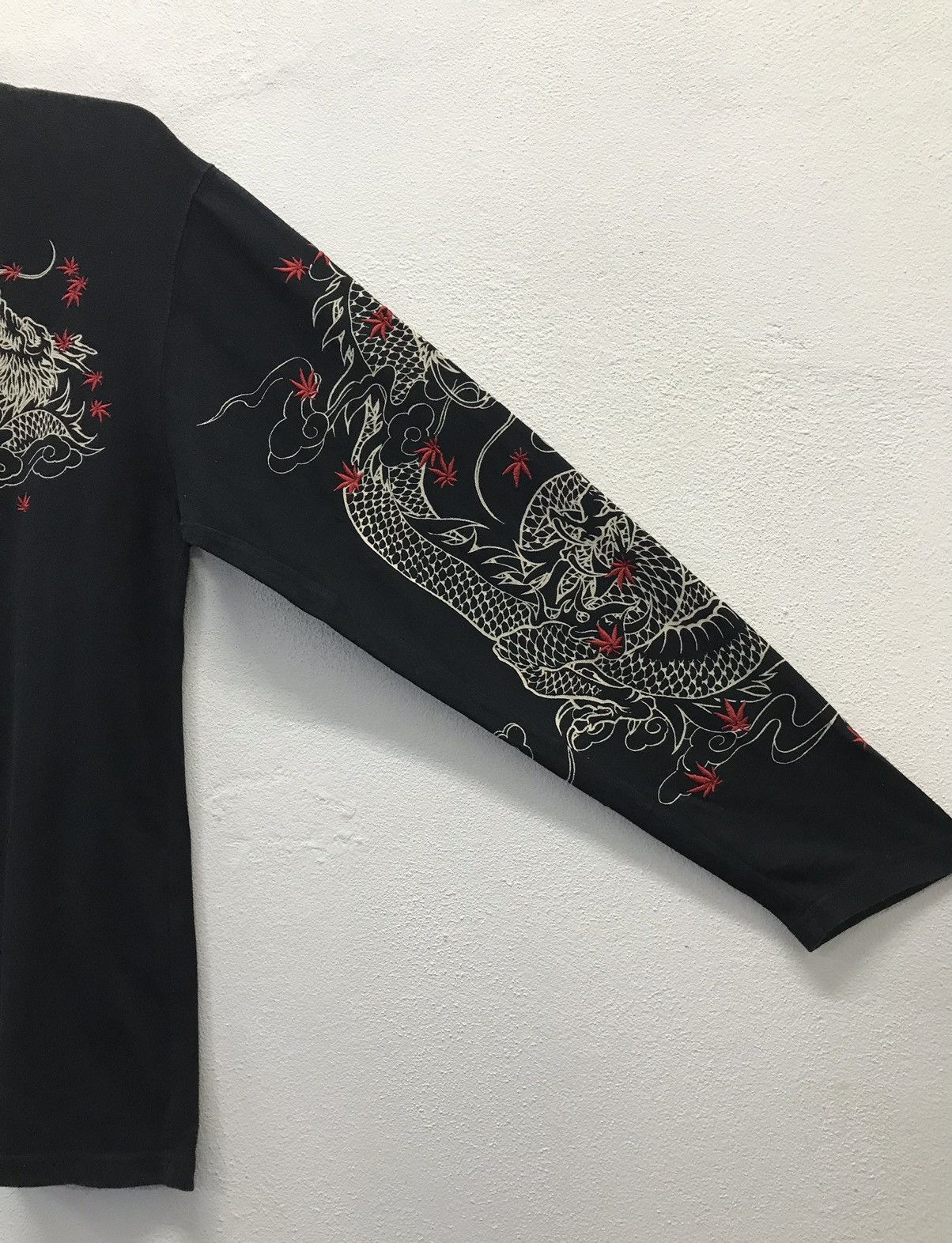 Japanese Brand × Vintage Vintage Japanese Dragon Sukajan Long Sleeve Shirt Size US L / EU 52-54 / 3 - 9 Thumbnail
