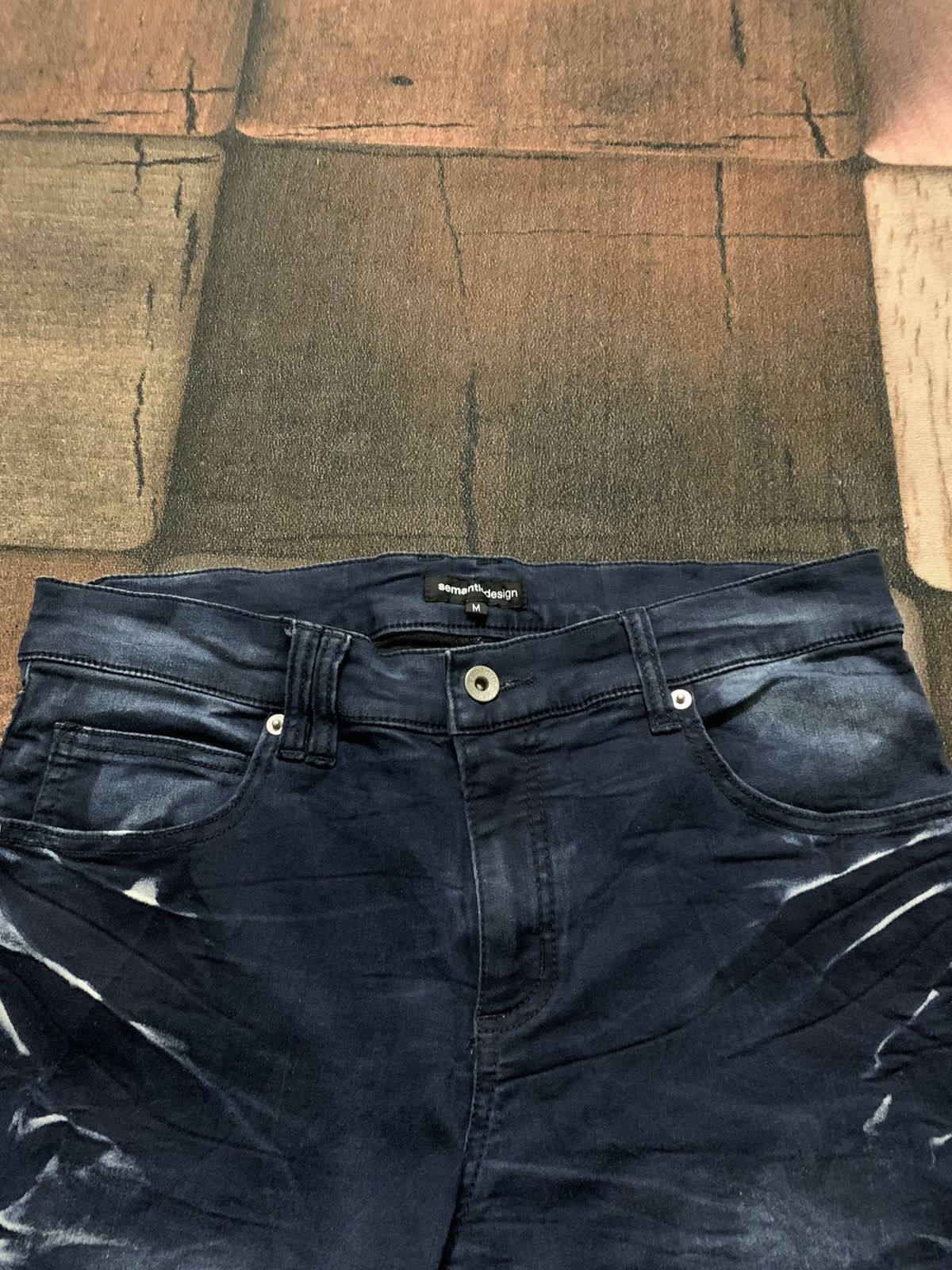 semanticdesign 🇯🇵TWIST curve semantic design claw mark washed japanese punk Size US 30 / EU 46 - 6 Thumbnail