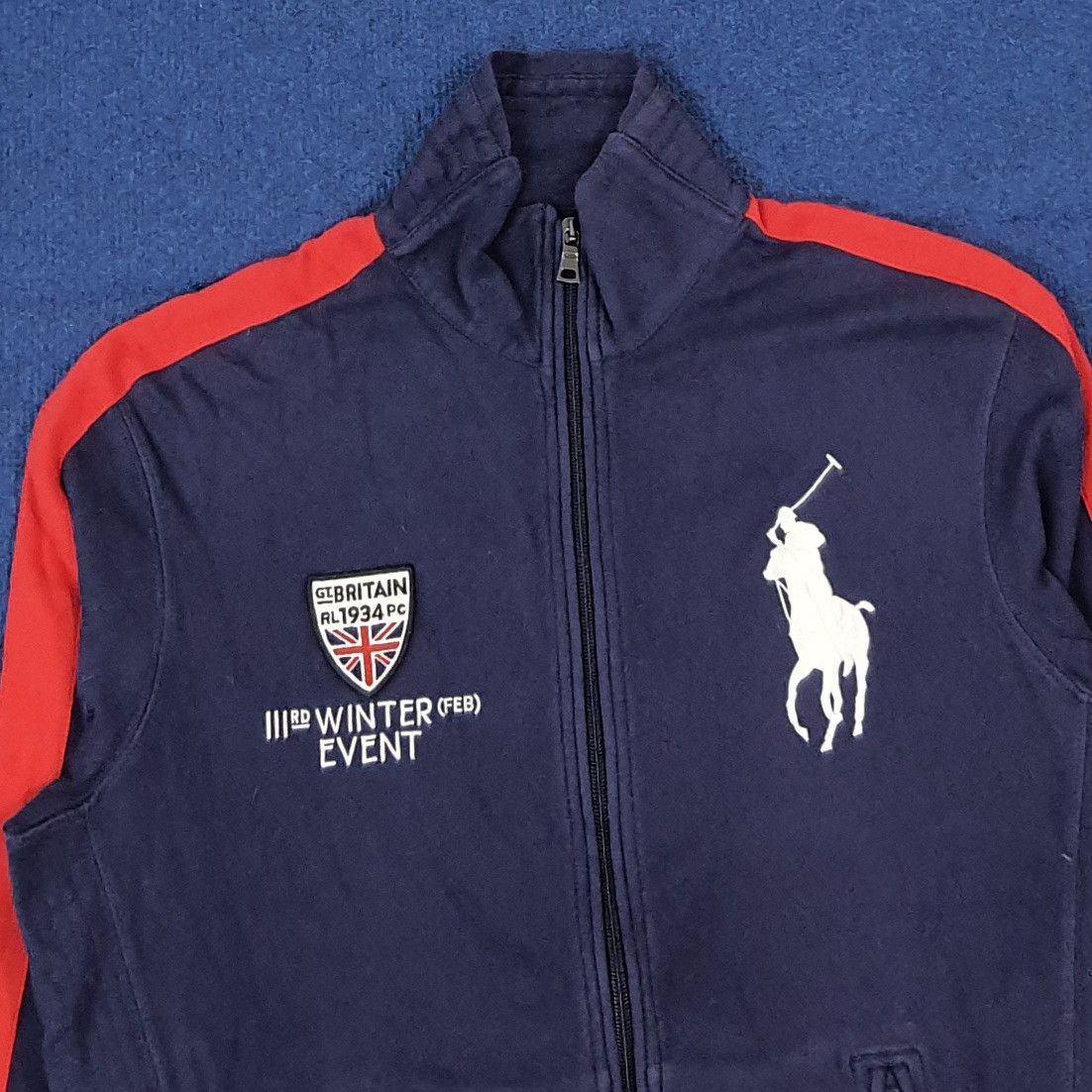 Polo Ralph Lauren Vintage Polo by Ralph Lauren Britain Zipper Jacket C275N22 Size US M / EU 48-50 / 2 - 2 Thumbnail