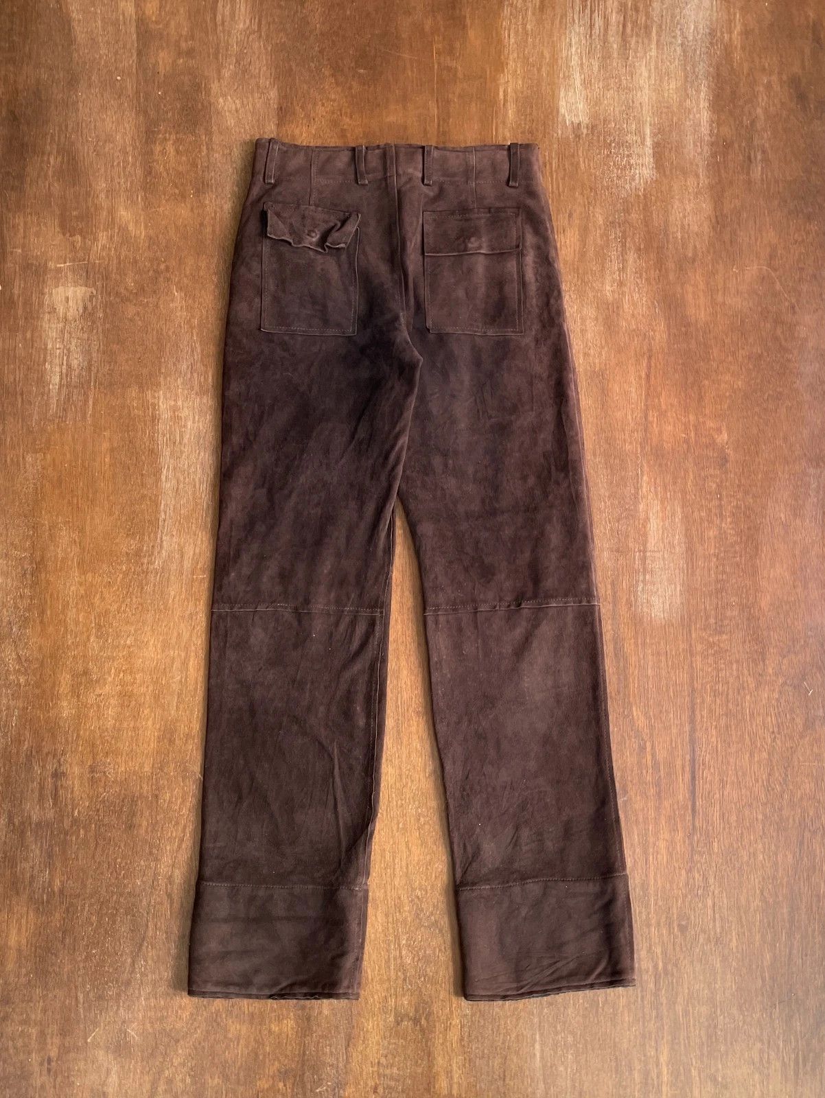 Dolce & Gabbana DOLCE&GABBANA Vera Pelle Real Leather Pants Size US 34 / EU 50 - 7 Thumbnail