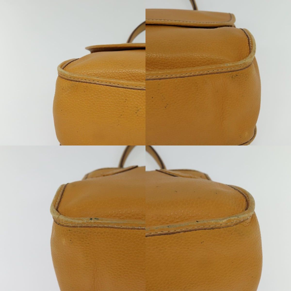 Celine CELINE Hand Bag Leather Yellow Size ONE SIZE - 10 Thumbnail