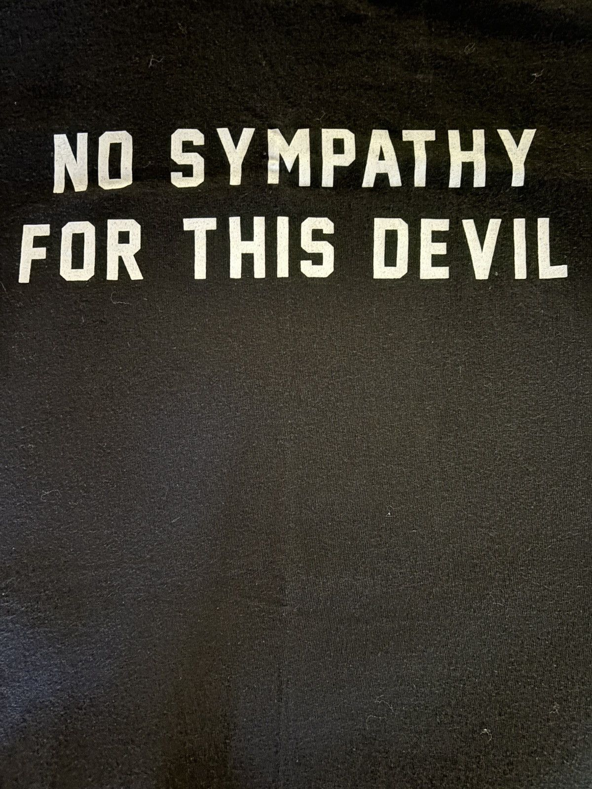 Burma Burma Foulplay ‘NO SYMPATHY FOR THIS DEVIL’ Graphic T-Shirt Size US XL / EU 56 / 4 - 2 Thumbnail