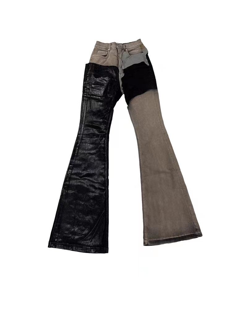 Japanese Brand × Jean Vintage stacked washed patchwork coated jeans Size US 30 / EU 46 - 7 Thumbnail