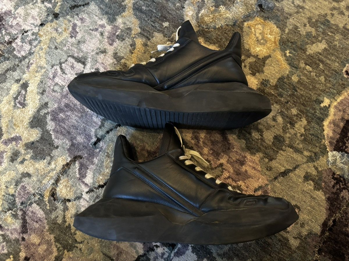 Rick Owens Rick Owen Black Leather Geth Runners Size US 10 / EU 43 - 5 Thumbnail