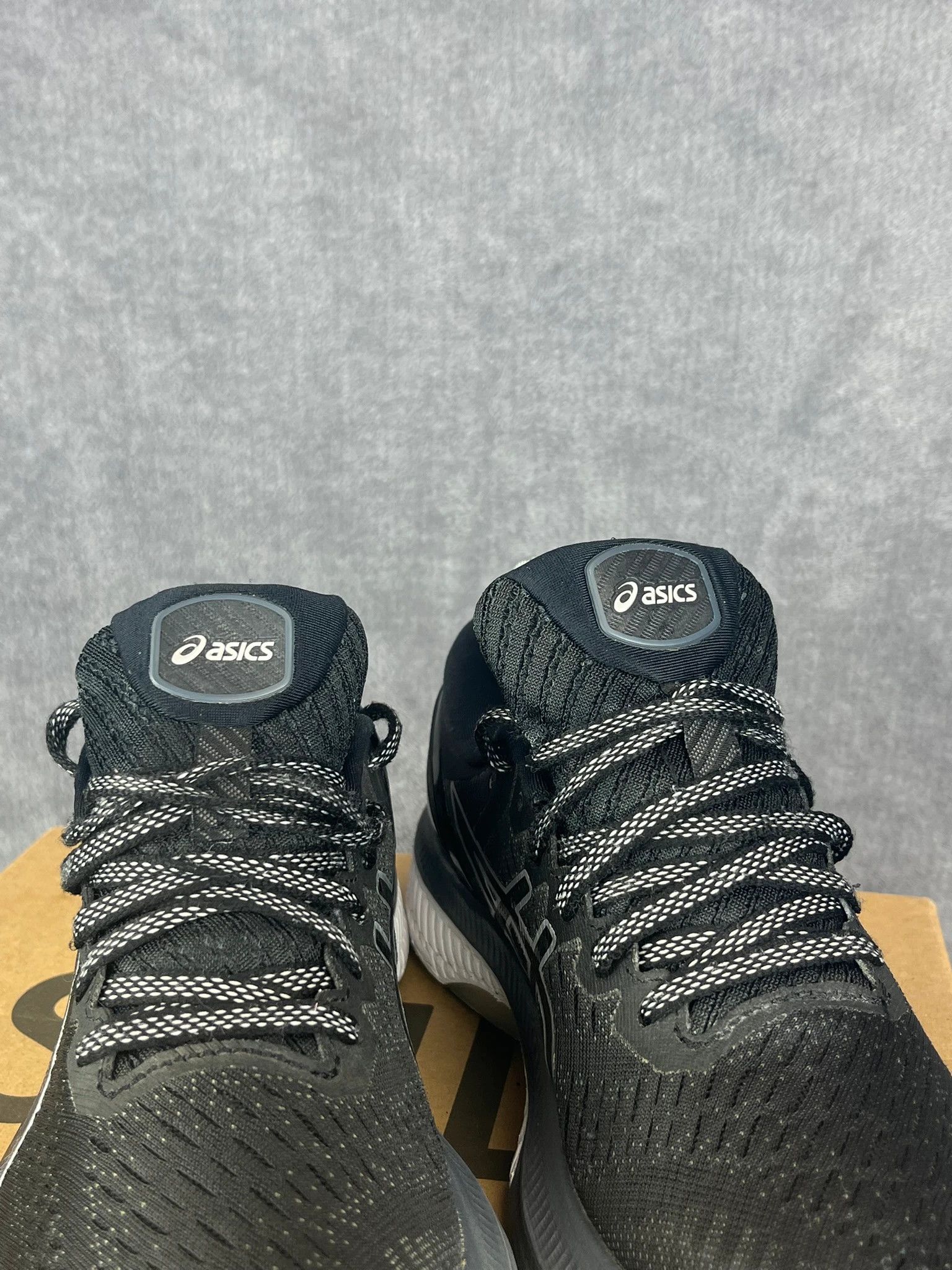Asics Asics black running sneakers sport Size US 6 / EU 39 - 7 Thumbnail