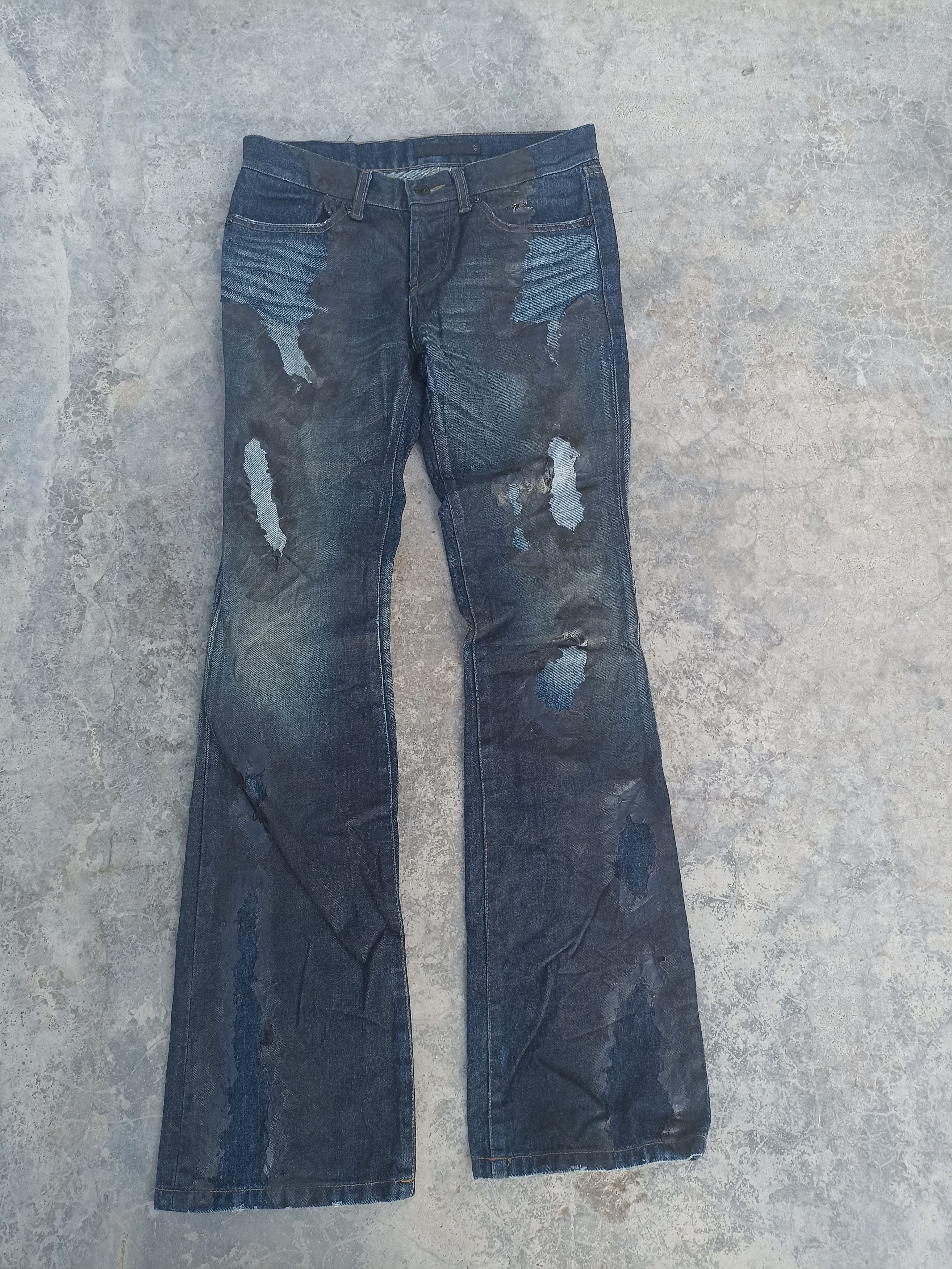 GOSTAR DE FUGA 🔥 Steals Gostar de Fuga jeans Flared Archives beauty beast Size US 30 / EU 46 - 2 Thumbnail
