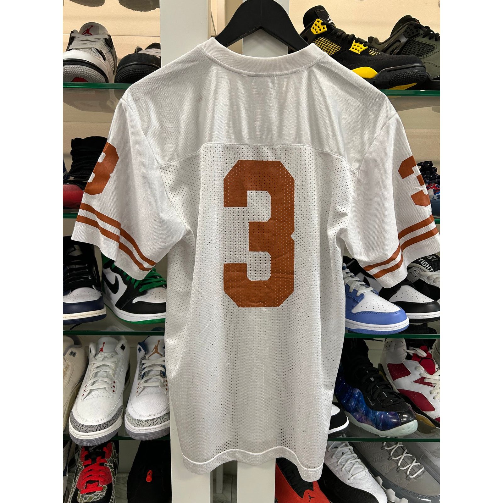 Nike × Vintage Nike Texas Longhorns football MESH jersey #3 LARGE L B15 Size US L / EU 52-54 / 3 - 2 Thumbnail