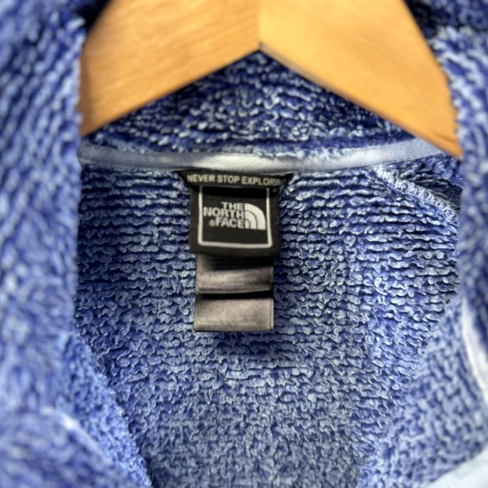 The North Face The North Face Fleece Jacket Womens S Blue Osito Full Zip Cozy Short Raglan Pockets Zip Symbol Logo Size S / US 4 / IT 40 - 5 Thumbnail