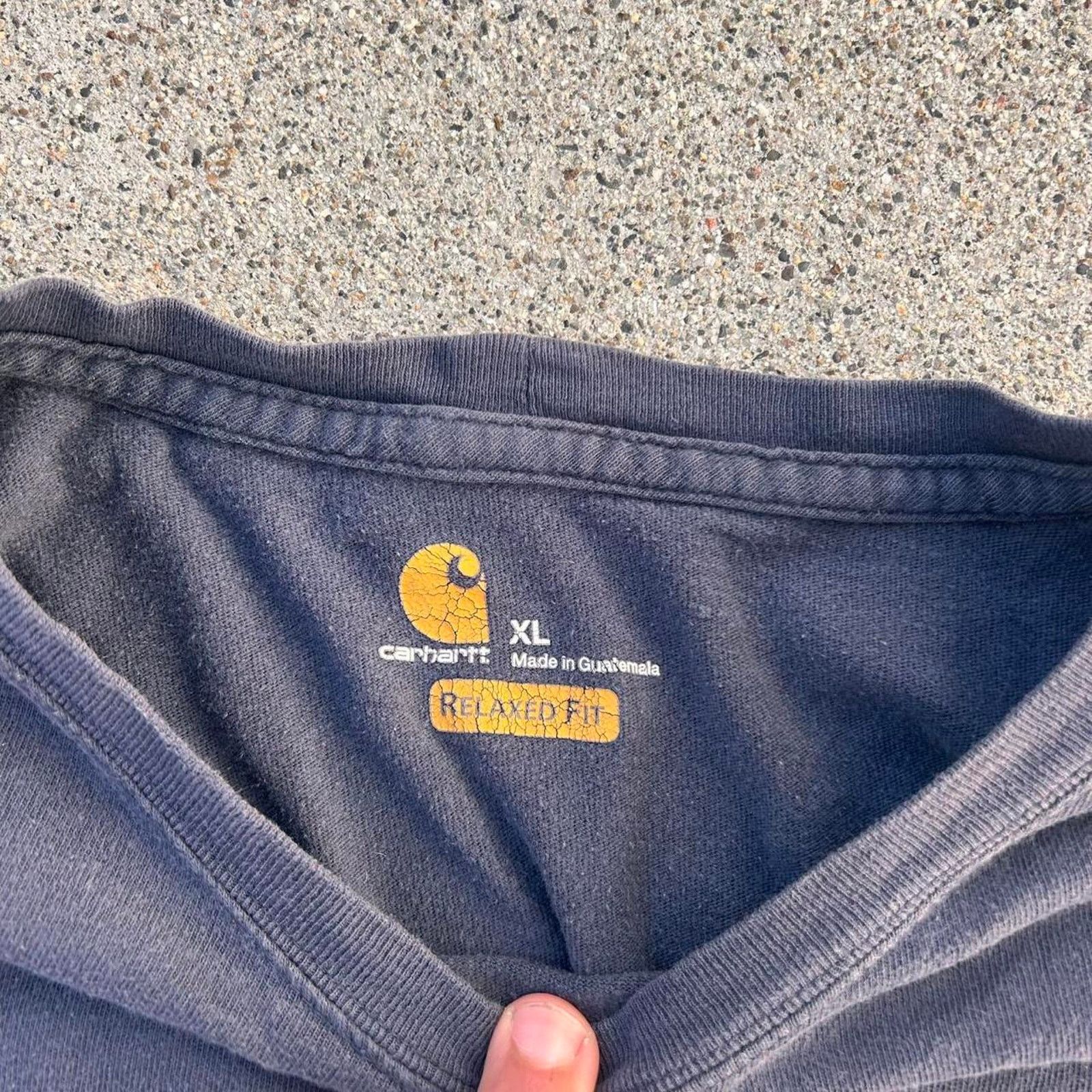 Carhartt 2000s carhartt pocket tee heavyweight shirt Size US XL / EU 56 / 4 - 3 Thumbnail