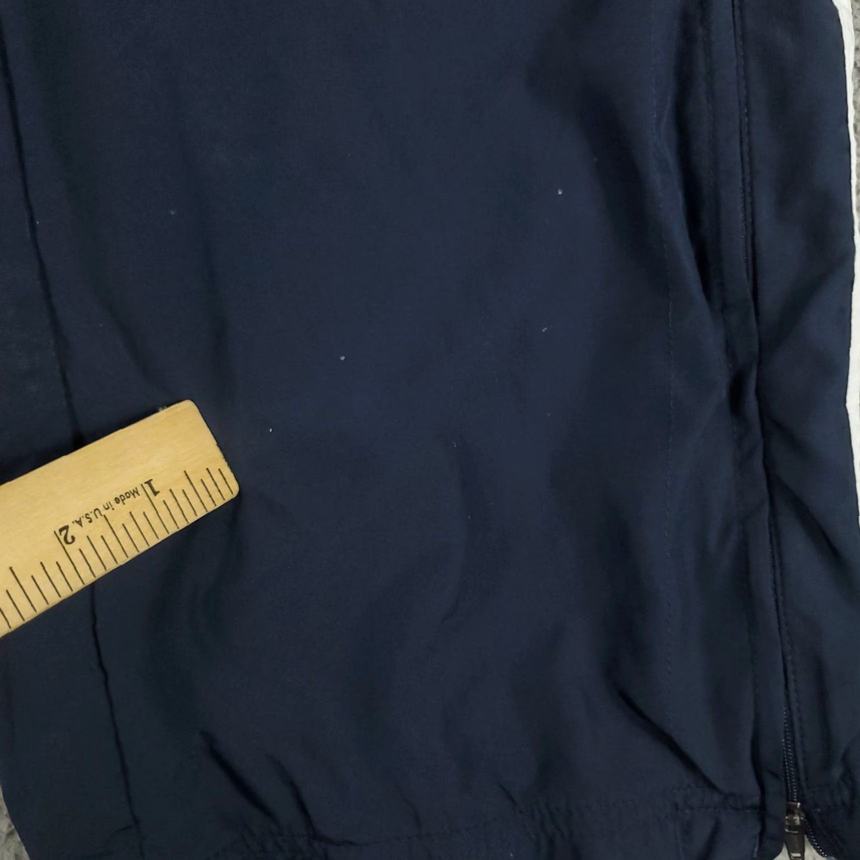 Adidas Adidas Pants Mens XL Navy Blue Ankle Zip Windbreaker Track Joggers - Regular Fit, Pockets, Sportswear, Activewear, Tapered Leg, Blue, XL, Men Size US 36 / EU 52 - 3 Thumbnail