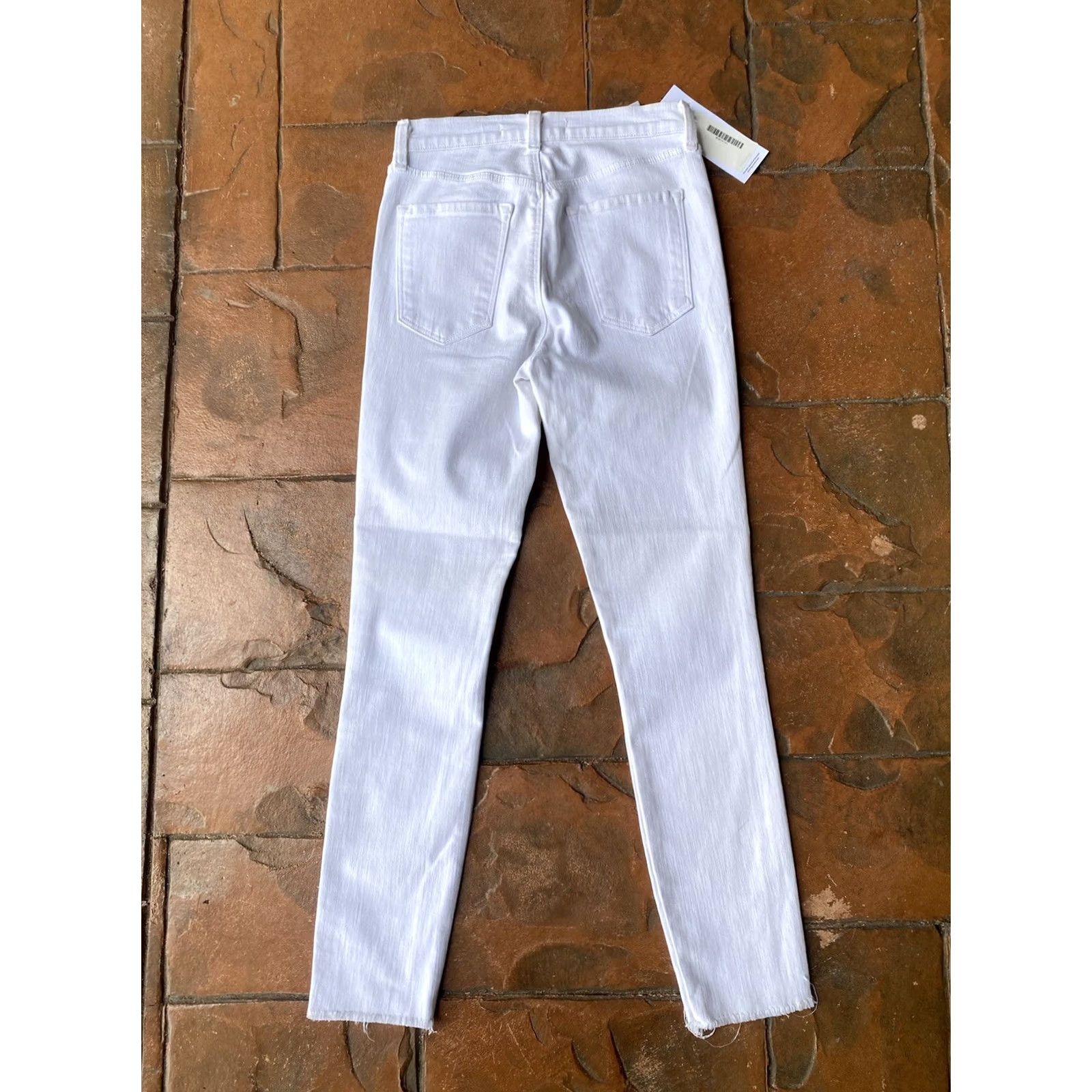 J Brand J Brand Snake Skin High Rise Skinny Jeans Alana Womens 24 White Size 42" / US 20 - 3 Thumbnail