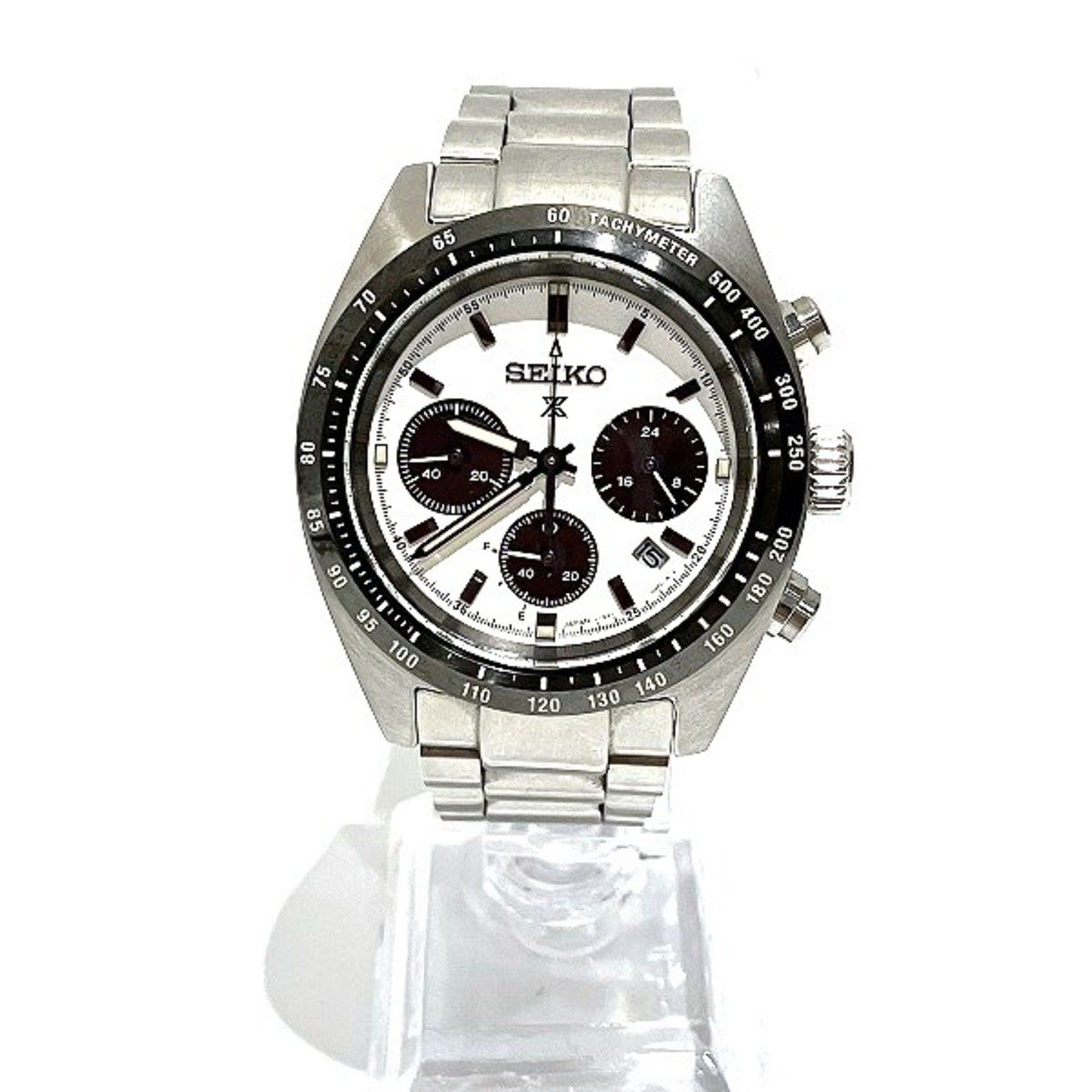 image of Seiko Prospex V192-0Af0 Solar Watch Men's in White