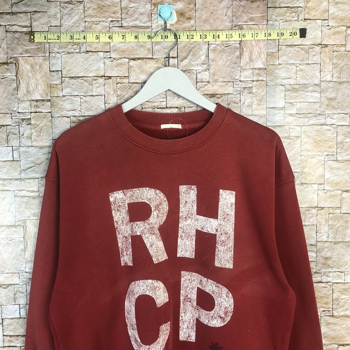 Band Tees GU Red Hot Chilli Peppers Red Sweatshirt #A10 Size US M / EU 48-50 / 2 - 2 Thumbnail