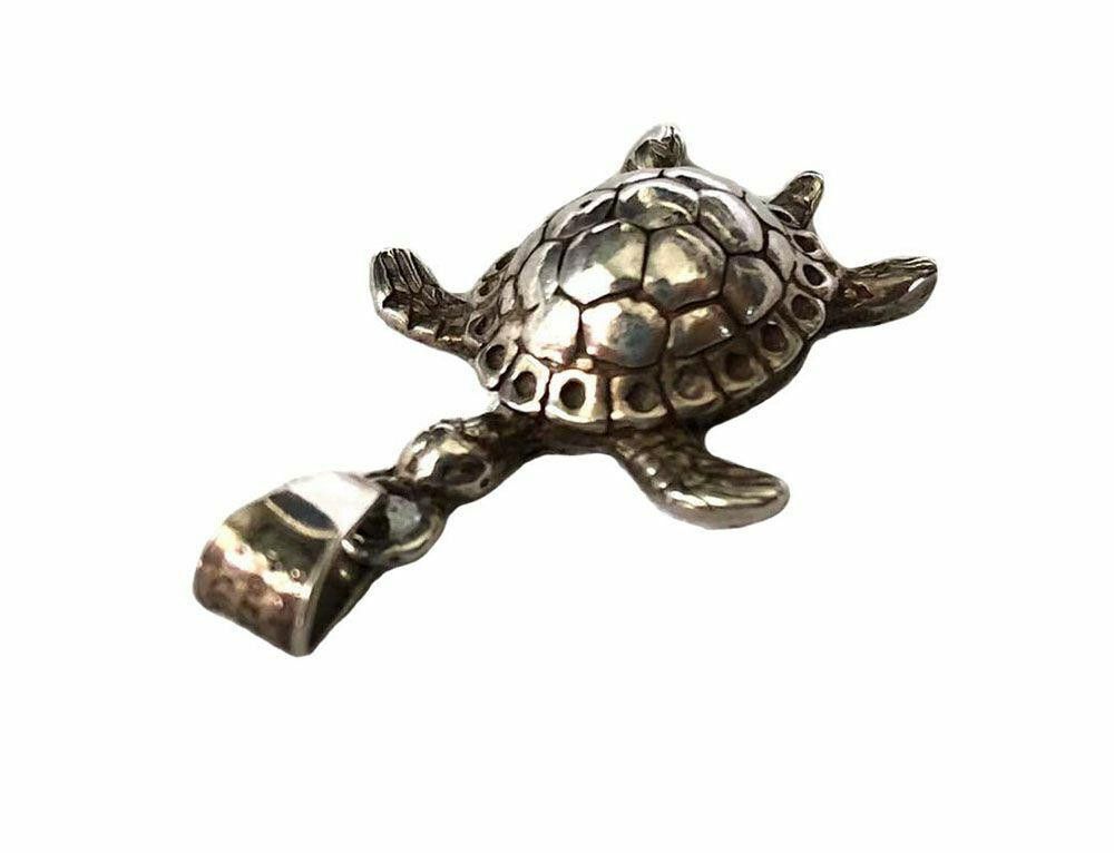 Designer Pre Owned Mexican Sterling Silver Turtle Charm Size ONE SIZE - 2 Thumbnail