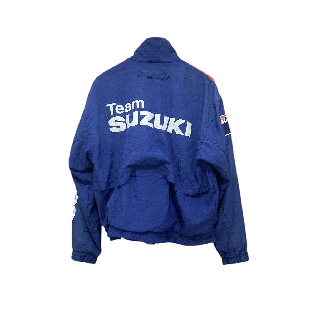 Japanese Brand × Vintage Vintage Team Suzuki Racing Motor GP Big Logo Bomber Jacket Size US M / EU 48-50 / 2 - 2 Thumbnail