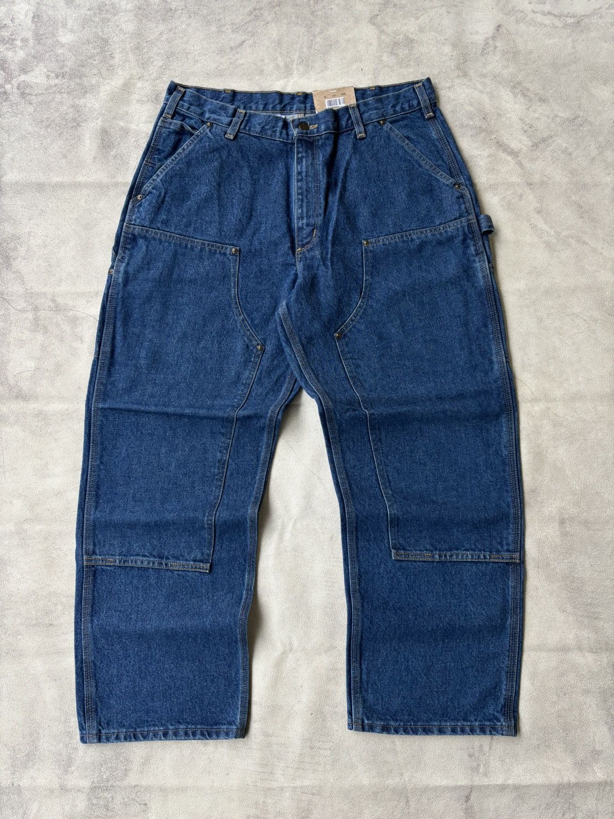 Carhartt carhartt double knee B73 size 36 loose original fit Size US 36 / EU 52 - 4 Thumbnail
