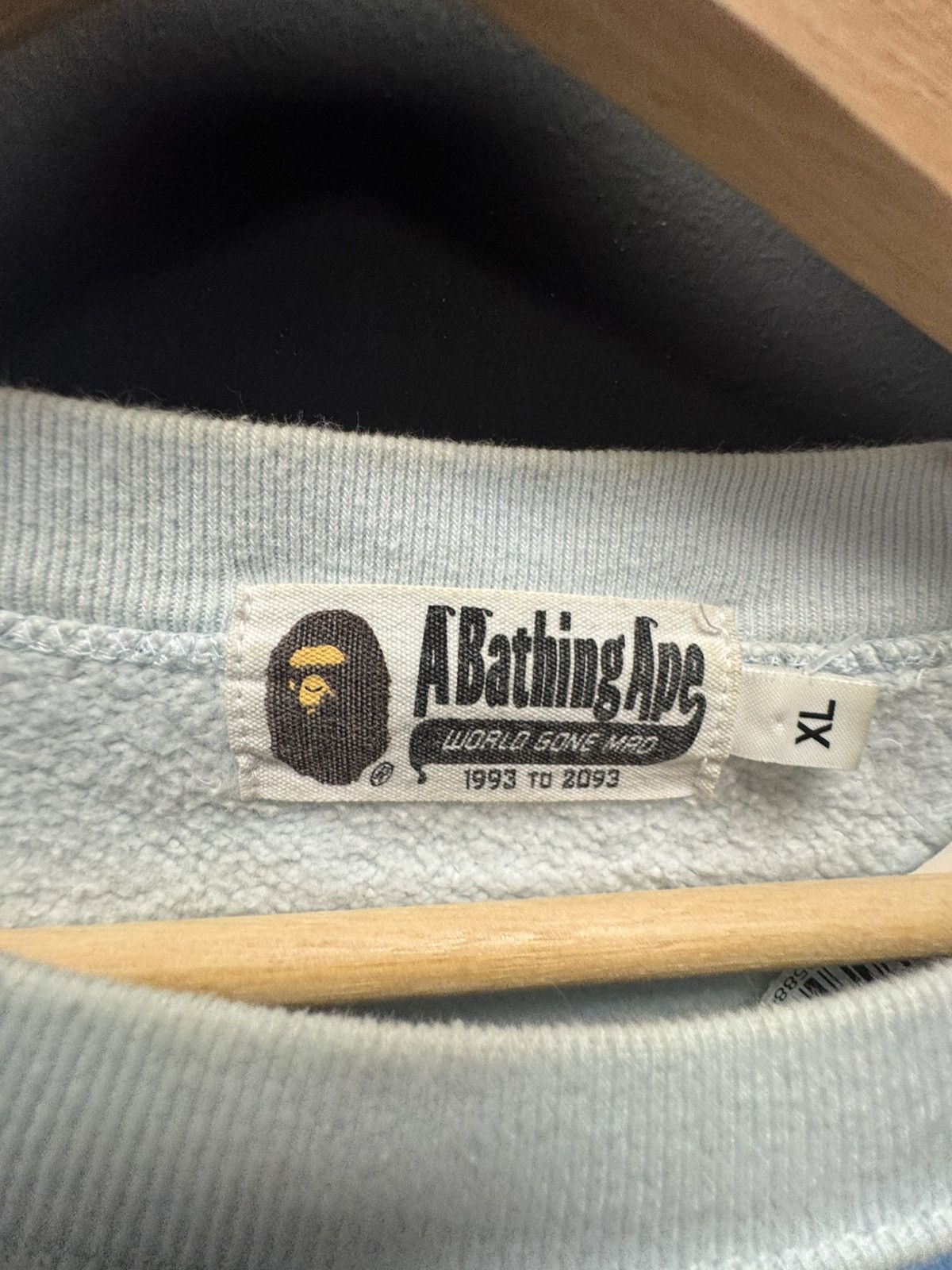 Bape BAPE ABC Camo College Wide Crewneck Blue Size US XL / EU 56 / 4 - 3 Thumbnail