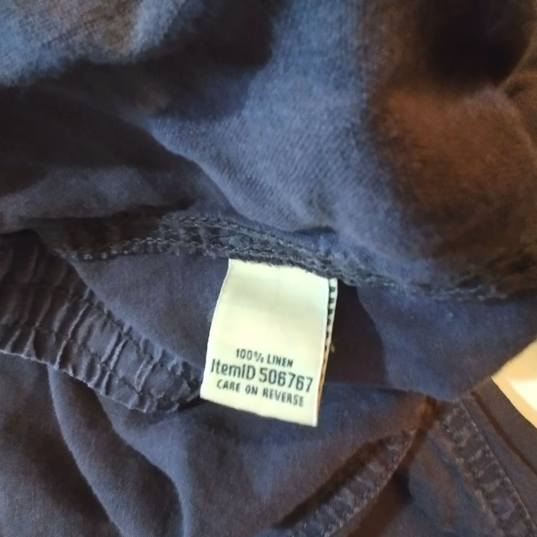 Vintage VINTAGE L.L. Bean Women's Pants Size 8 Linen Gray Straight Fit Casual Workwear Spring Summer Size 30" / US 8 / IT 44 - 7 Thumbnail