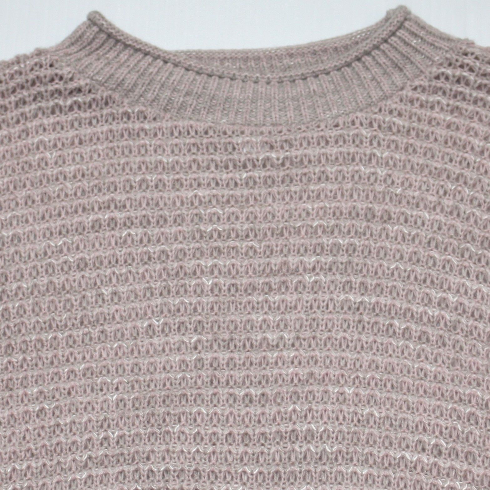 Other Abound Scoop Neck Sweater Waffle Knit Top in Pink Adobe NWT Size S / US 4 / IT 40 - 4 Thumbnail