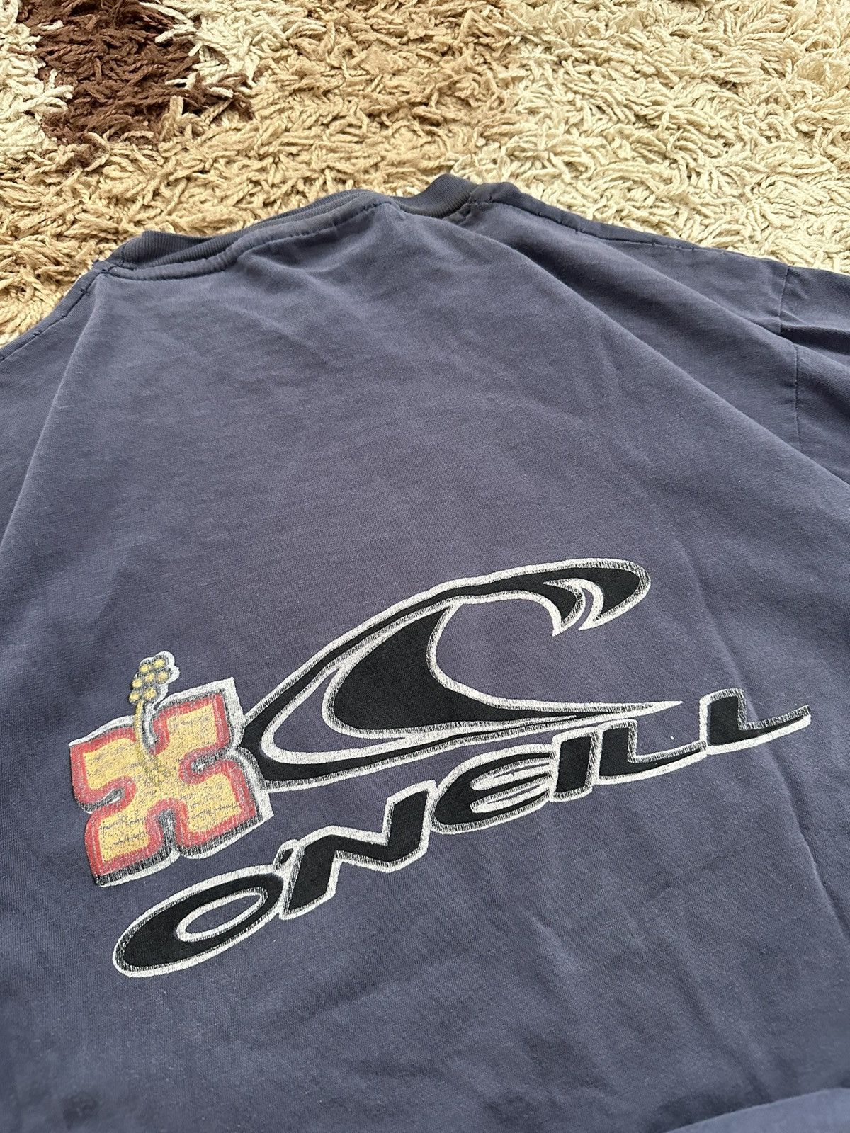 O'Neill × Vintage 🔥VINTAGE FADED TRASHED DISTRESSED ONEIL BIG LOGO T-SHIRT🔥 Size US XL / EU 56 / 4 - 2 Thumbnail