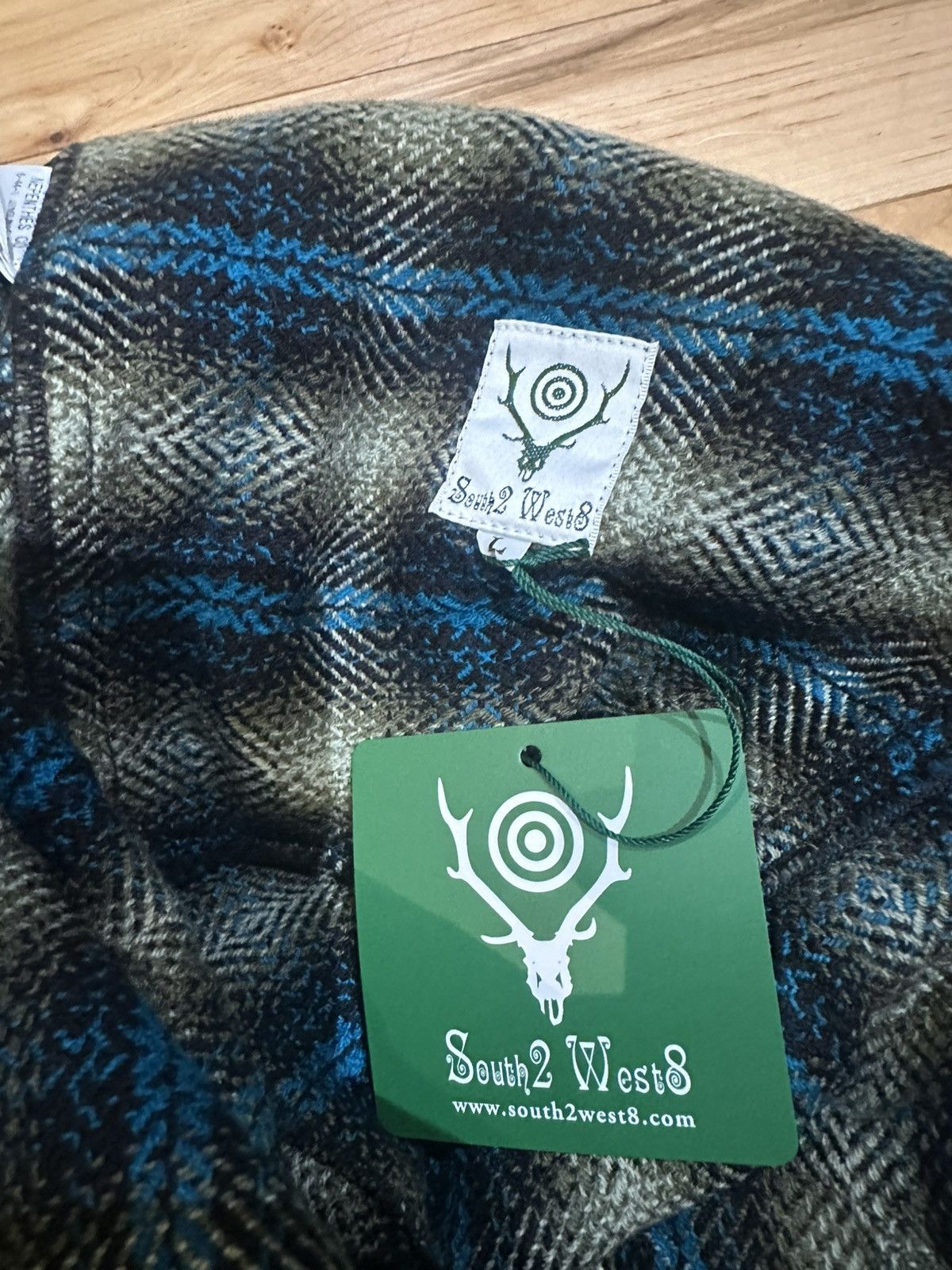 Black Emerald Acrylic Plaid Pajama String Pants