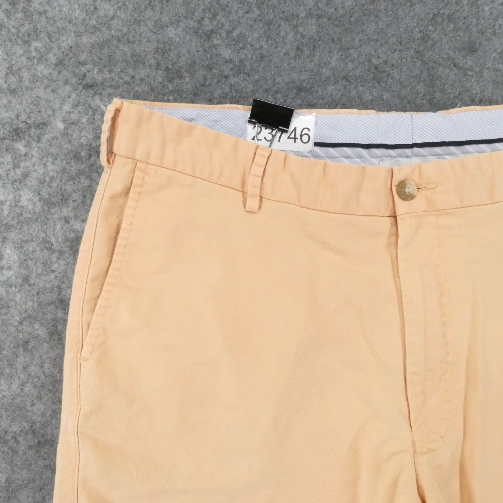 Peter Millar Peter Millar Shorts Mens 36 Chino Flat Front Orange Peach Preppy Casual Size US 35 - 2 Thumbnail
