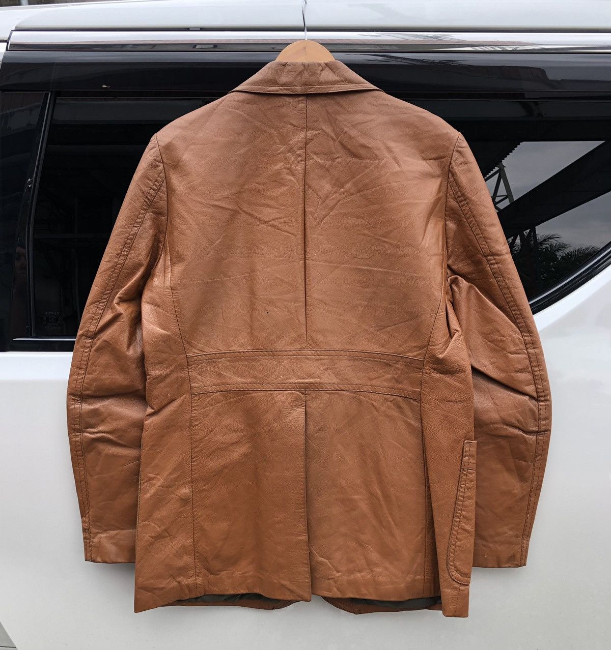 Windsor Smith Vintage WINDSOR Leatherwear Brown Jacket Made In England 🏴󠁧󠁢󠁥󠁮󠁧󠁿 Size US L / EU 52-54 / 3 - 2 Thumbnail