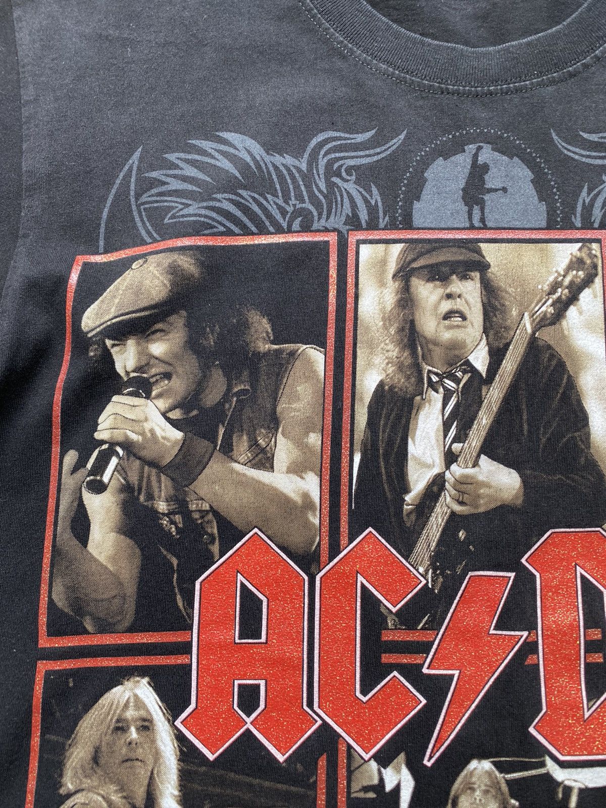 AC/DC Vintage 1990’s AcDc T Shirt Maximum Rock n Roll Size US M / EU 48-50 / 2 - 4 Thumbnail