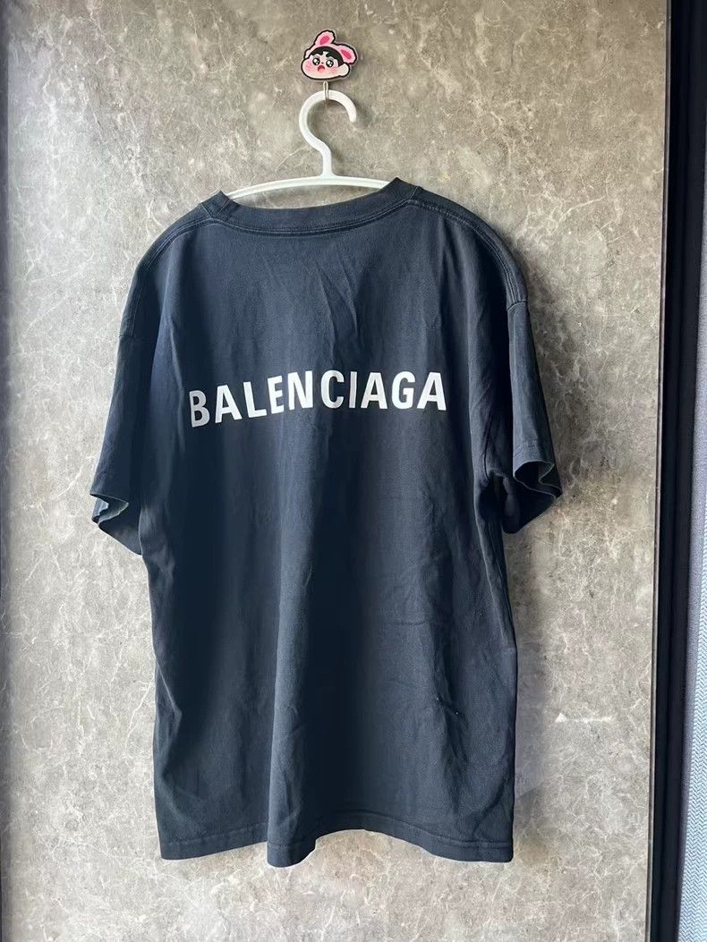 Balenciaga Balenciaga Front and Back Logo Short Sleeve T-shirt, Size Size US S / EU 44-46 / 1 - 2 Thumbnail