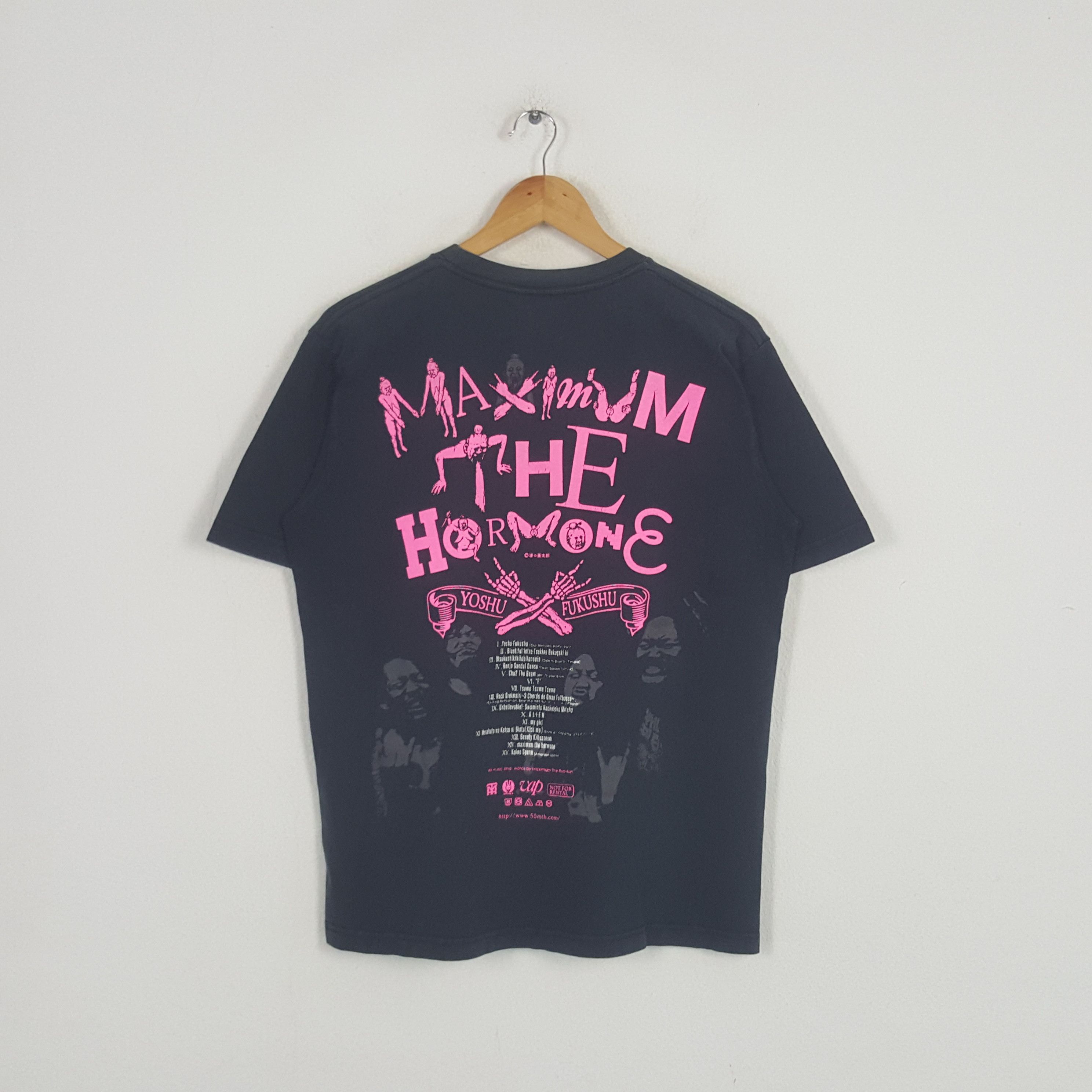 Band Tees × Japanese Brand × Vintage Vintage Maximum The Hormone Japanese Heavy Metal Band Tshirt Size US M / EU 48-50 / 2 - 1 Thumbnail