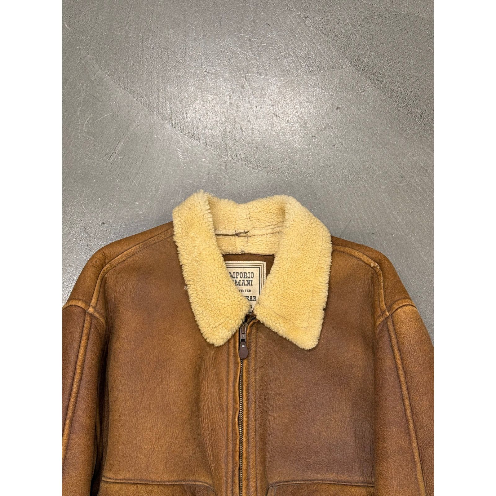 Giorgio Armani 1990s Emporio Armani shearling flight jacket Size US XL / EU 56 / 4 - 3 Thumbnail