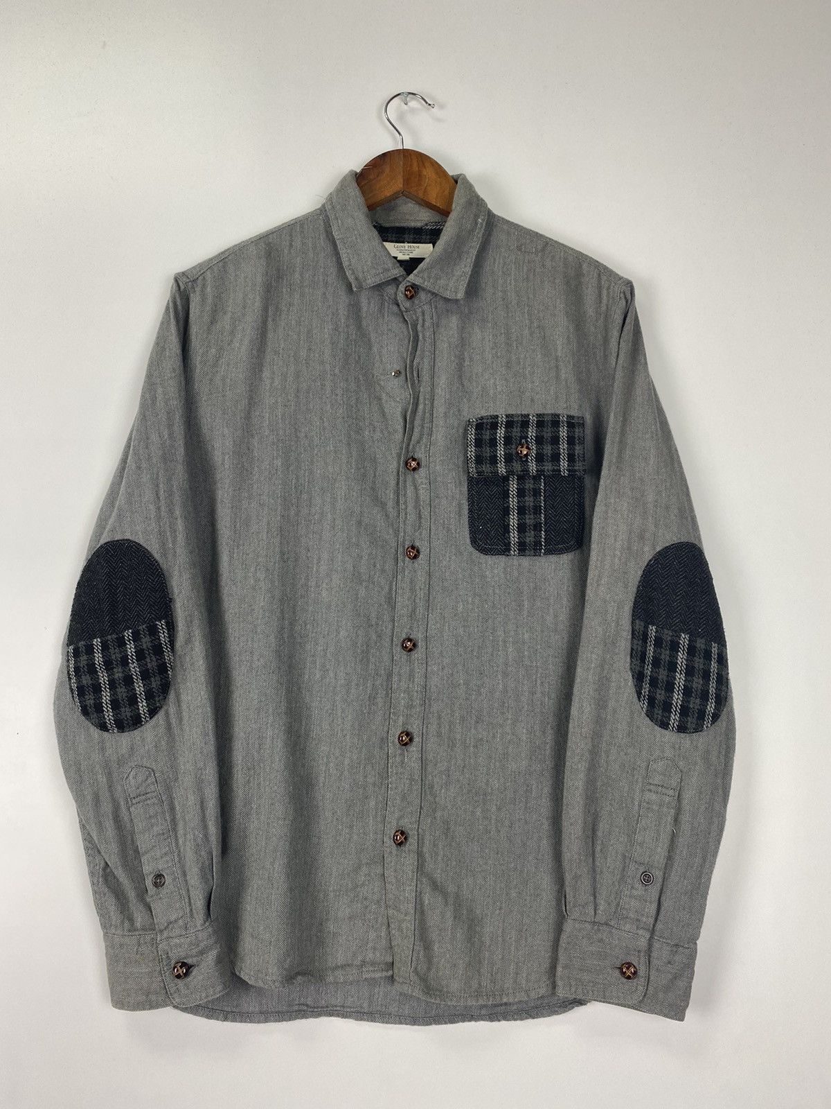 Japanese Brand Glove House Button Shirt Size US L / EU 52-54 / 3 - 1 Thumbnail