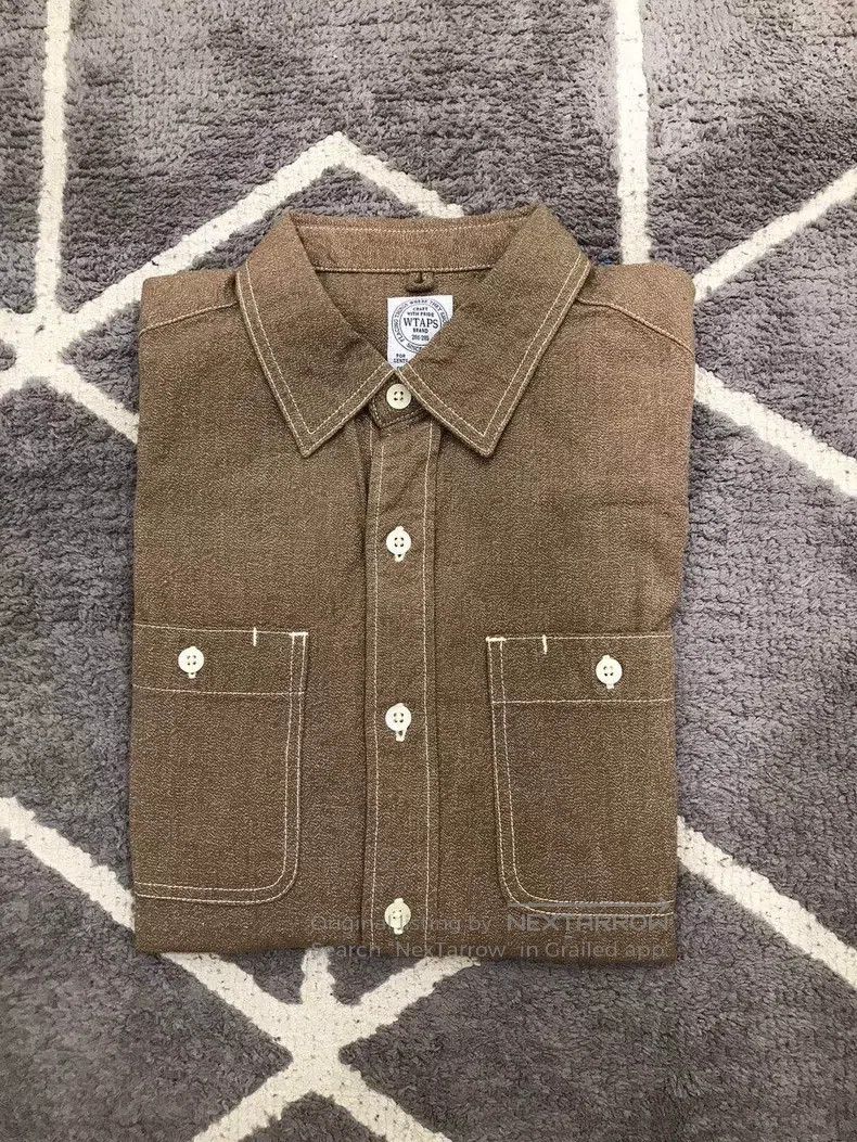 Wtaps Wtaps Brown shirt jacket Size US M / EU 48-50 / 2 - 6 Thumbnail